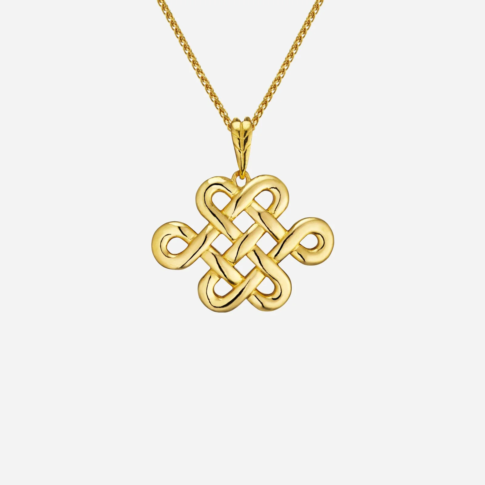 Eternity Knot Pendant in Yellow Gold (GSTYLES319G0003A)