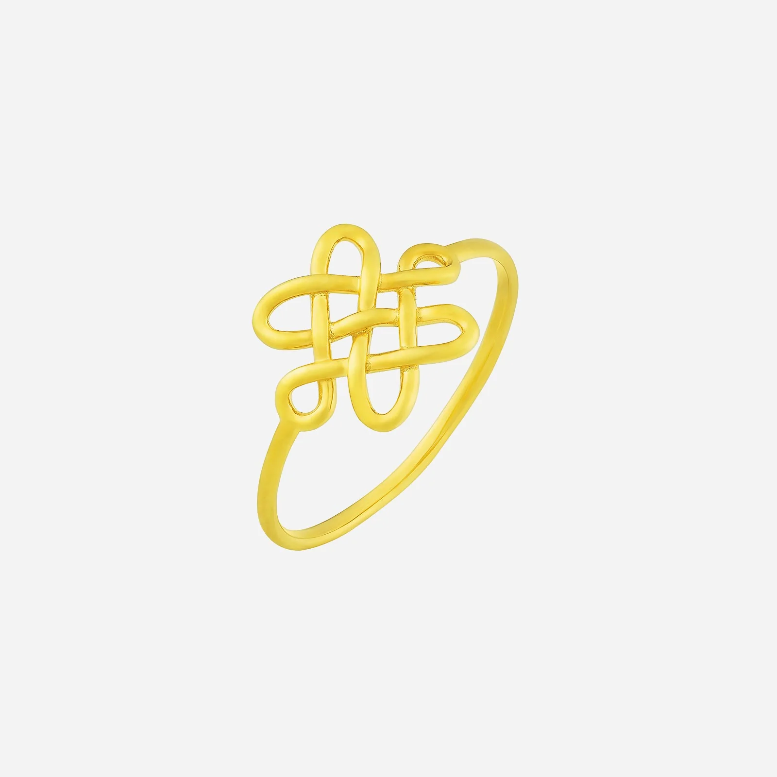 Eternity Knot Ring in Yellow Gold (A22KSTYLE0925A)