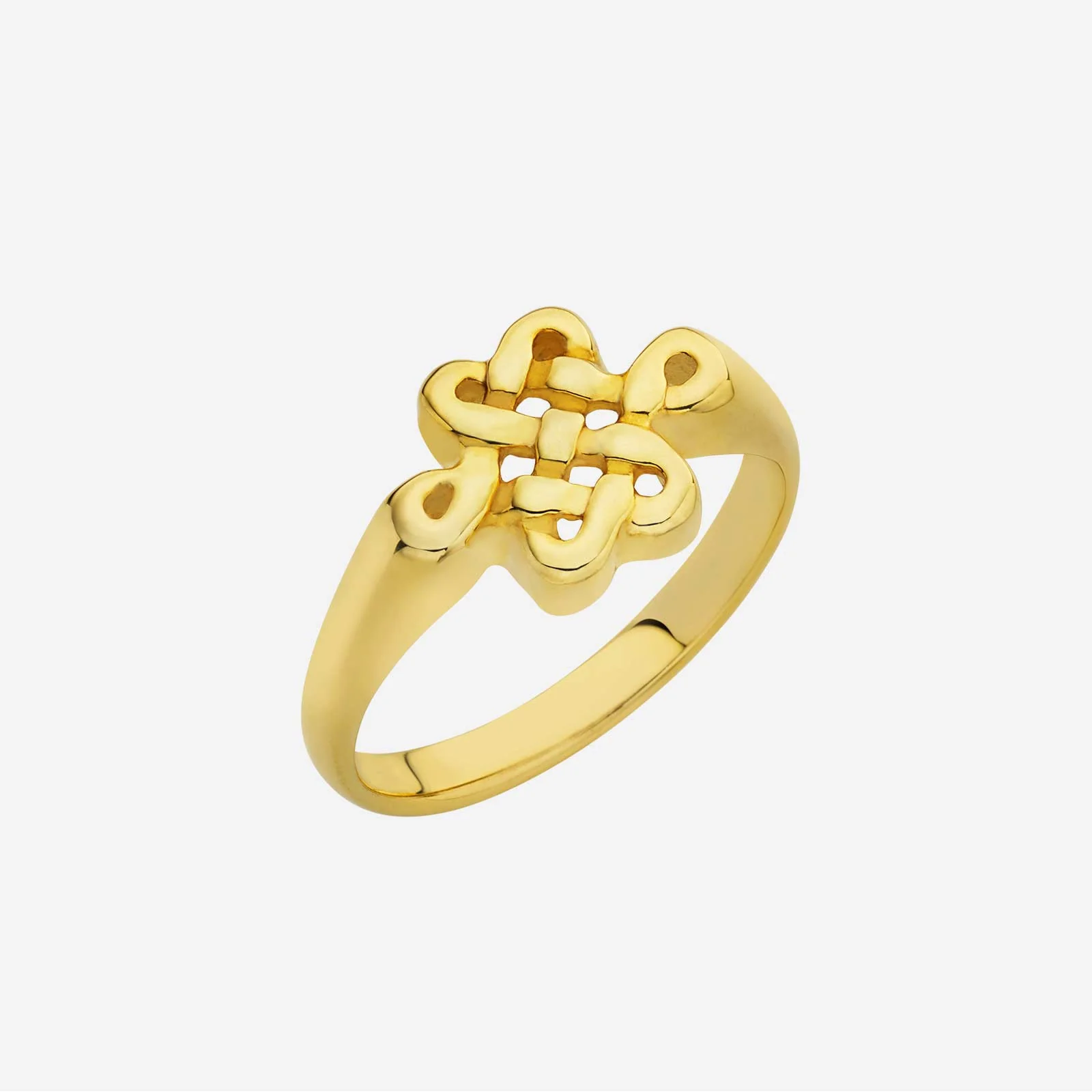 Eternity Knot Ring in Yellow Gold (ASTYLE0384A)