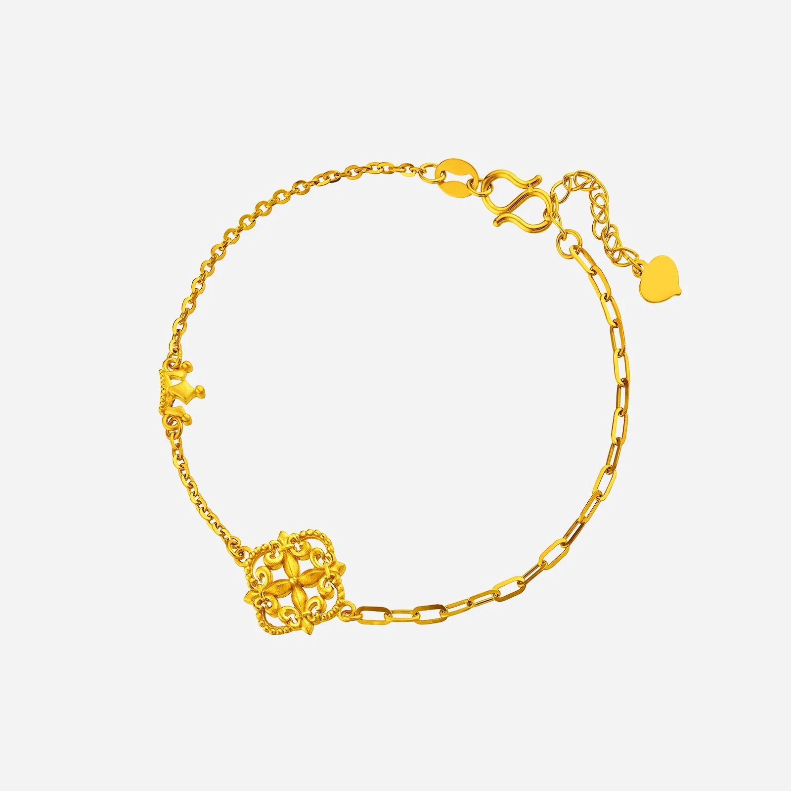 Euphorbia Bracelet in Yellow Gold (E999GROUP137V0533A)
