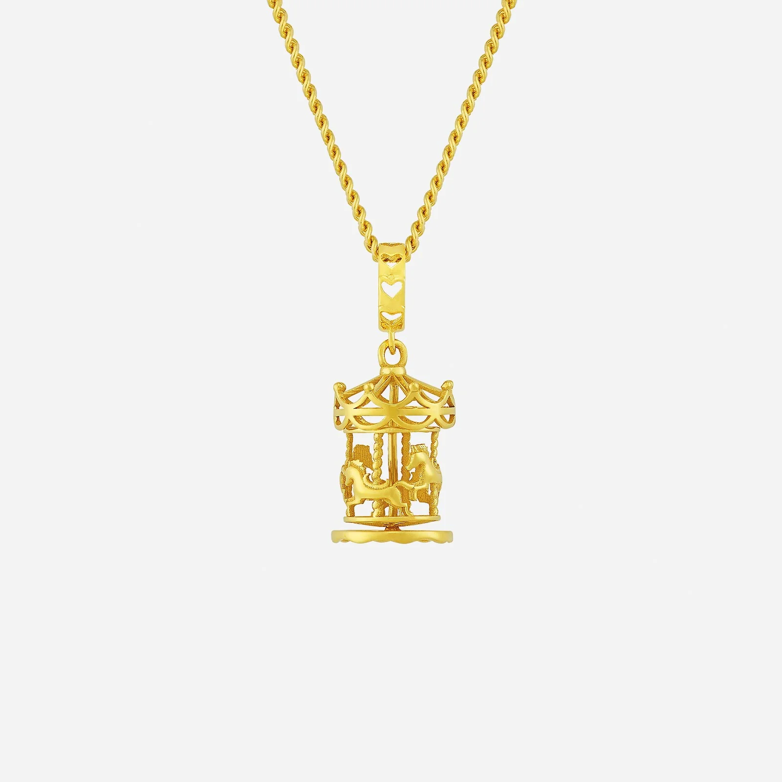 Fanatsy Carousel Charm in Yellow Gold (G22KSTYLE1640A)