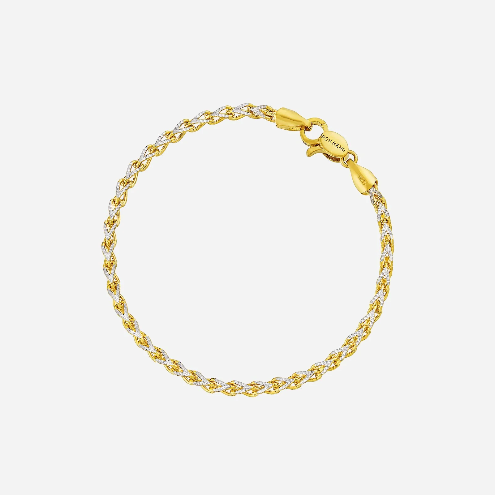 Franco Bracelet in Yellow White Gold (E22KSTYLE0550A)