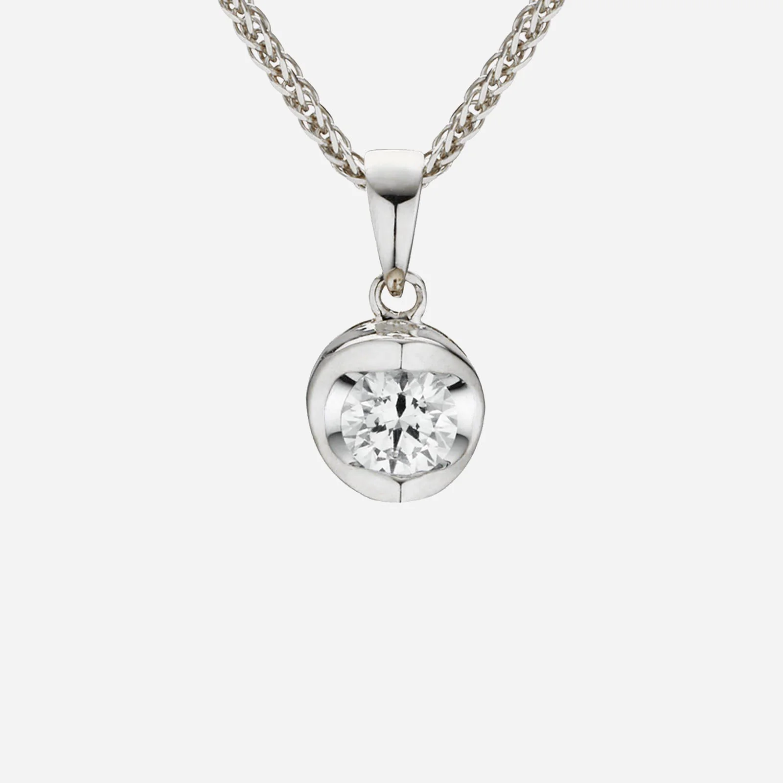 Gaze Diamond Pendant in White Gold (GSTYLE048G0002A)