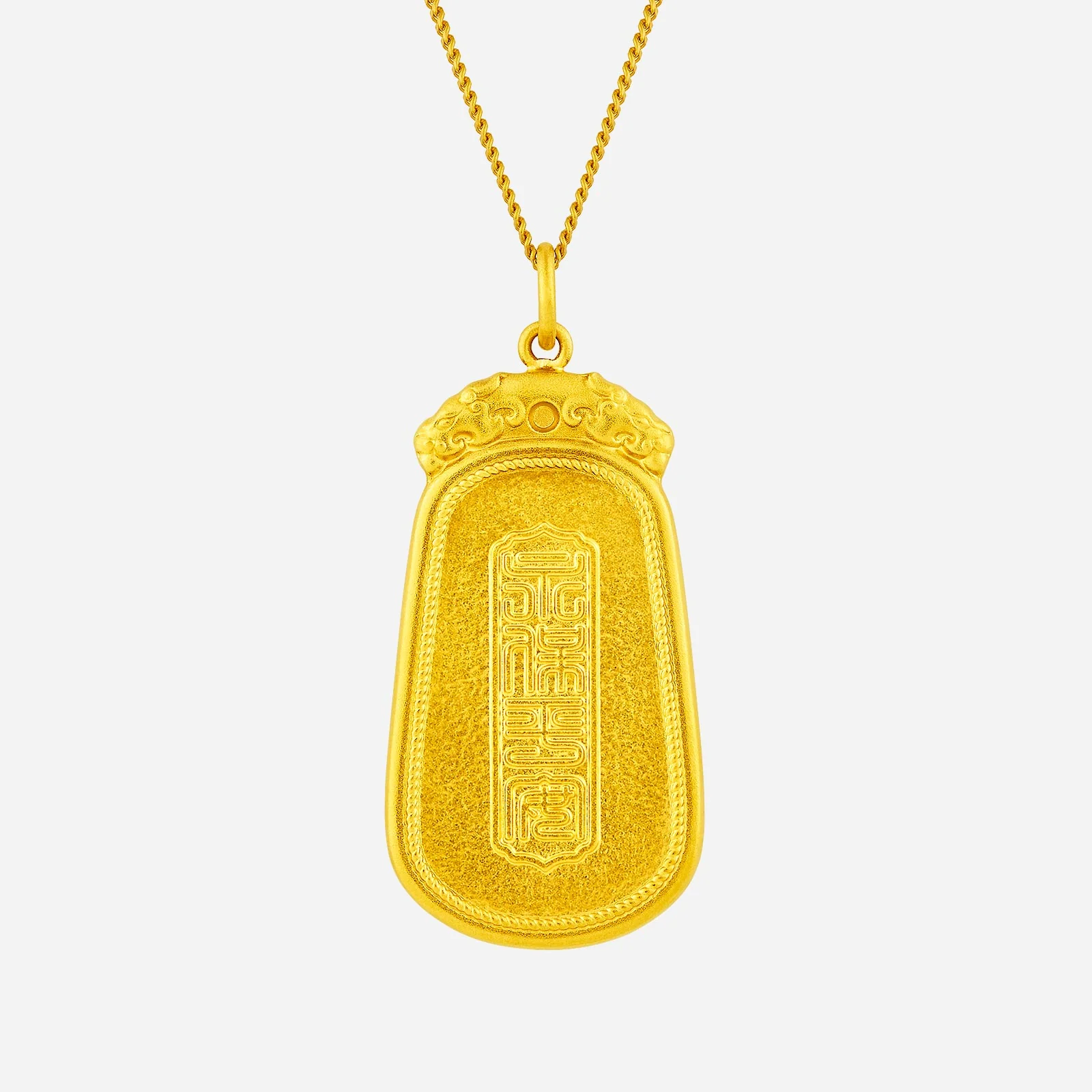 Goddess of Mercy Pendant in Yellow Gold (G999STYLE1896A) - Image 2