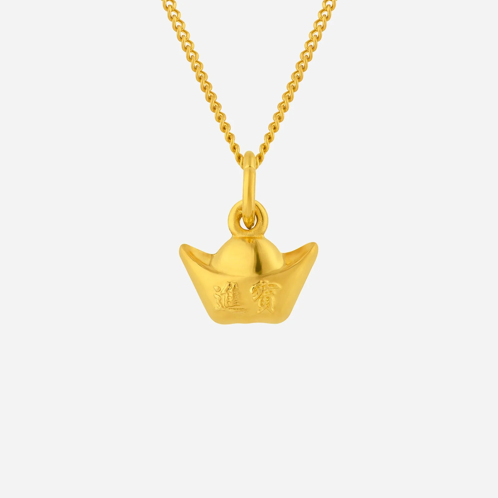 Gold Prosperity Pendant in Yellow Gold (G999STYLE1333A) - Image 2