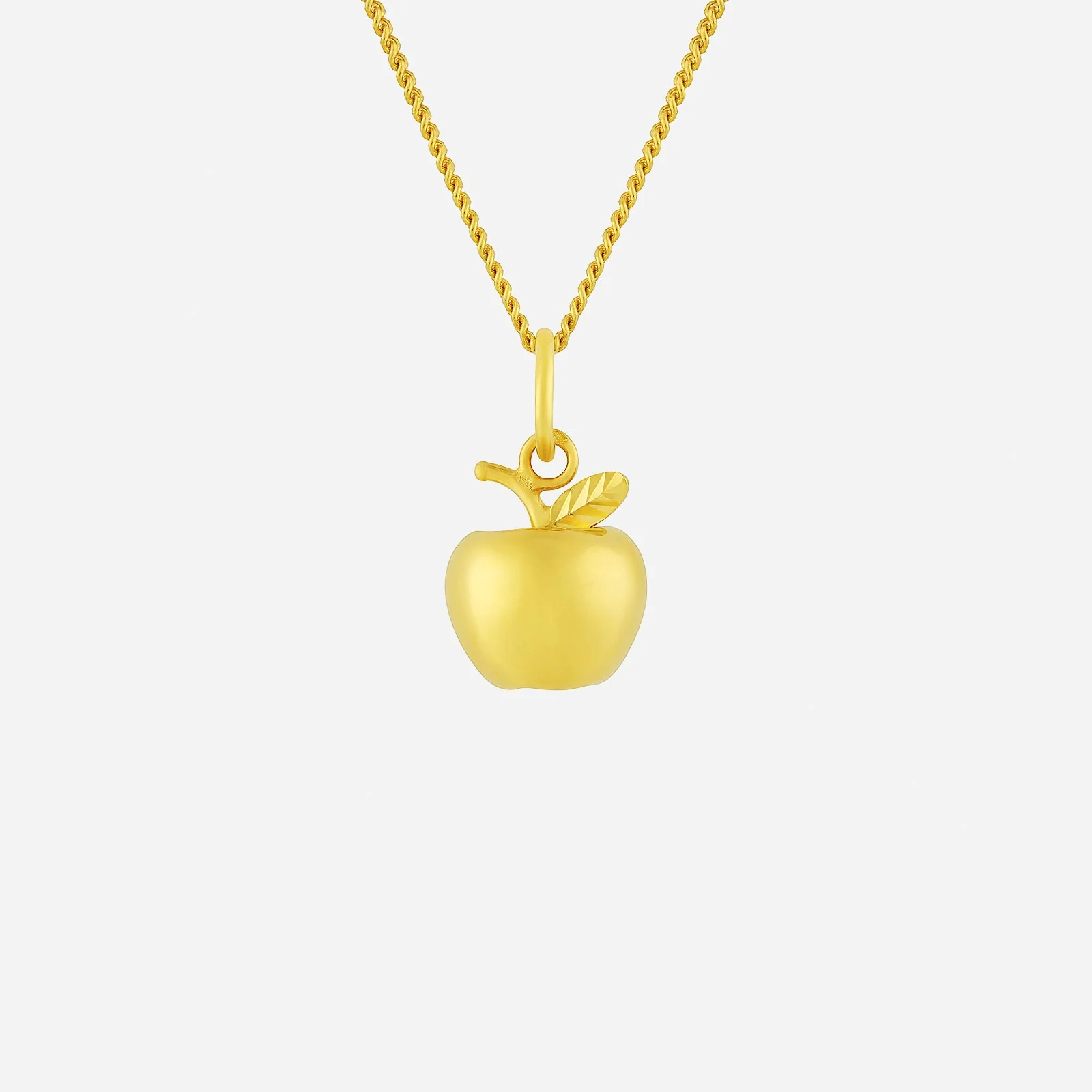 Golden Apple Pendant in Yellow Gold (G22KSTYLE1722A)