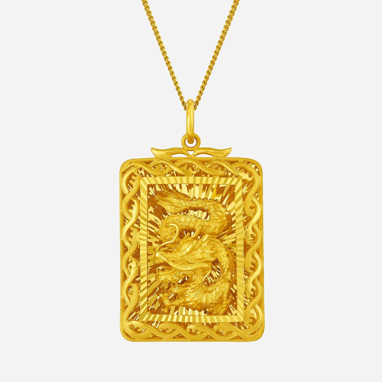 Golden Blessing Pendant in Yellow Gold (G999STYLE1606A)