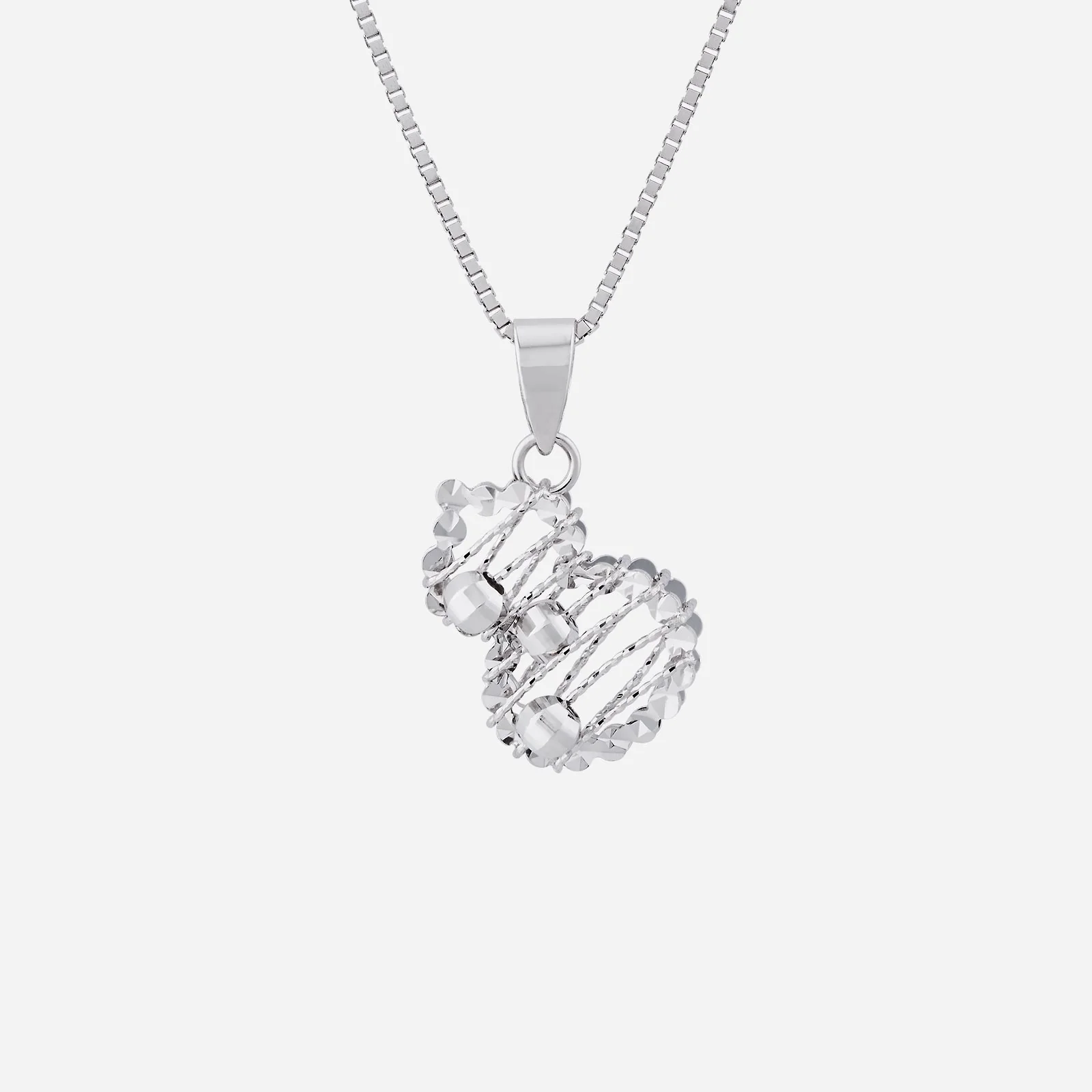 Gourd Pendant in White Gold (G750STYLE1401A)