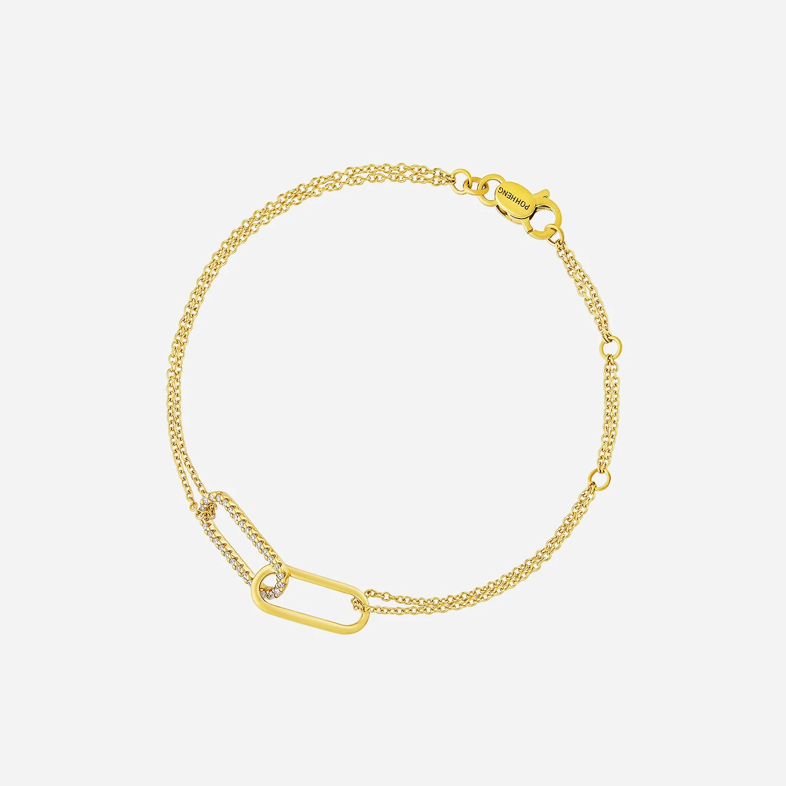 Harmony of Bliss Diamond Bracelet in Yellow Gold (EDIAGROUP206V0638A)