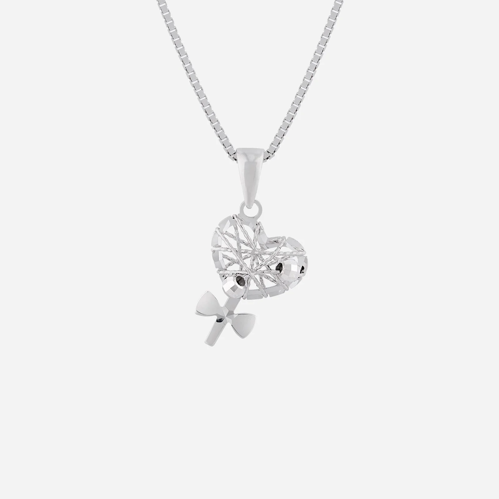 Heart Pendant in White Gold (G750STYLE1402A)