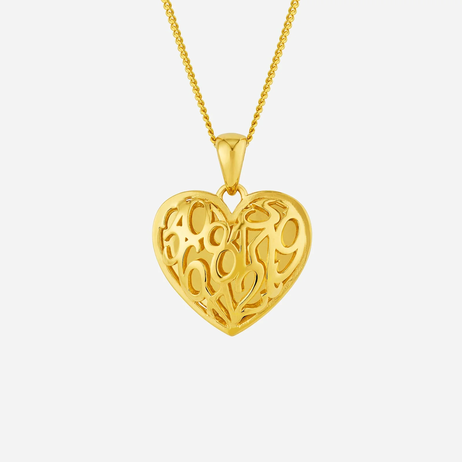 Heart Pendant in Yellow Gold (G22KGROUP147V1503A)