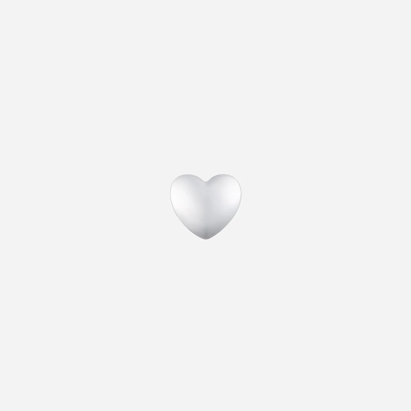 Heart Shape Earring in White Gold (H750STYLE1440A)