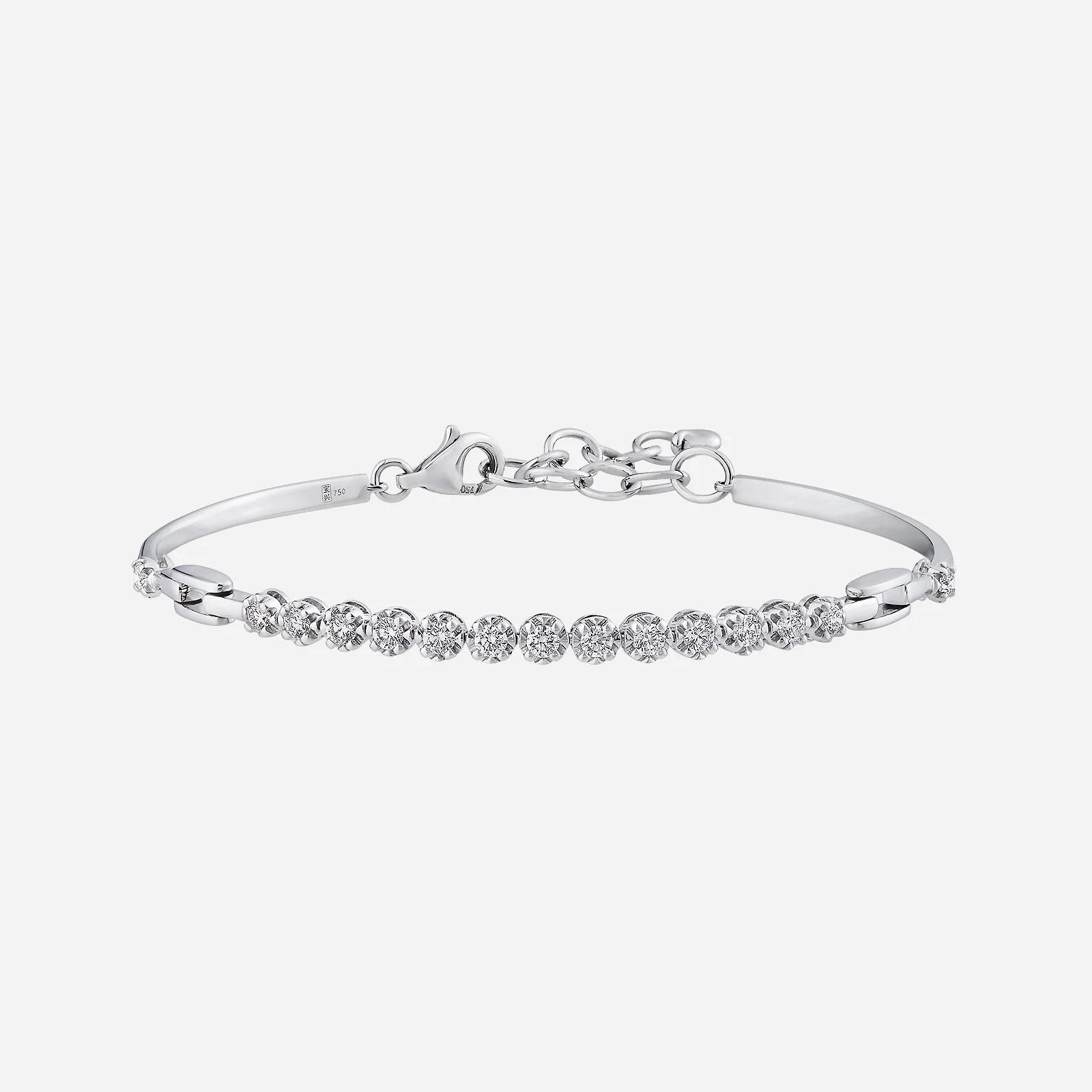 Hera Diamond Bracelet in White Gold (EDIASTYLE0514A)
