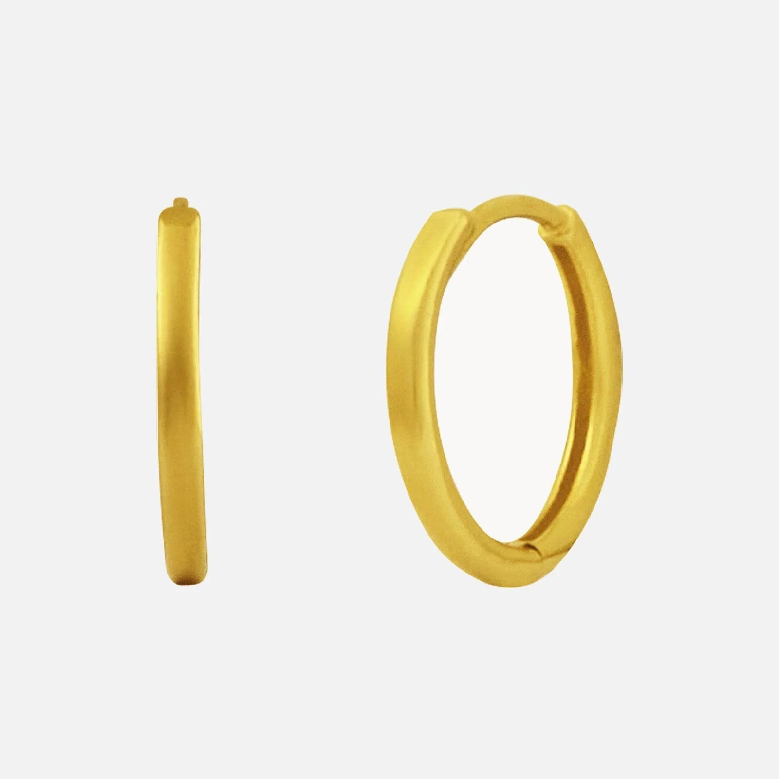 Huggie Earrings in Yellow Gold (H22KHUGGIERD1110954A)
