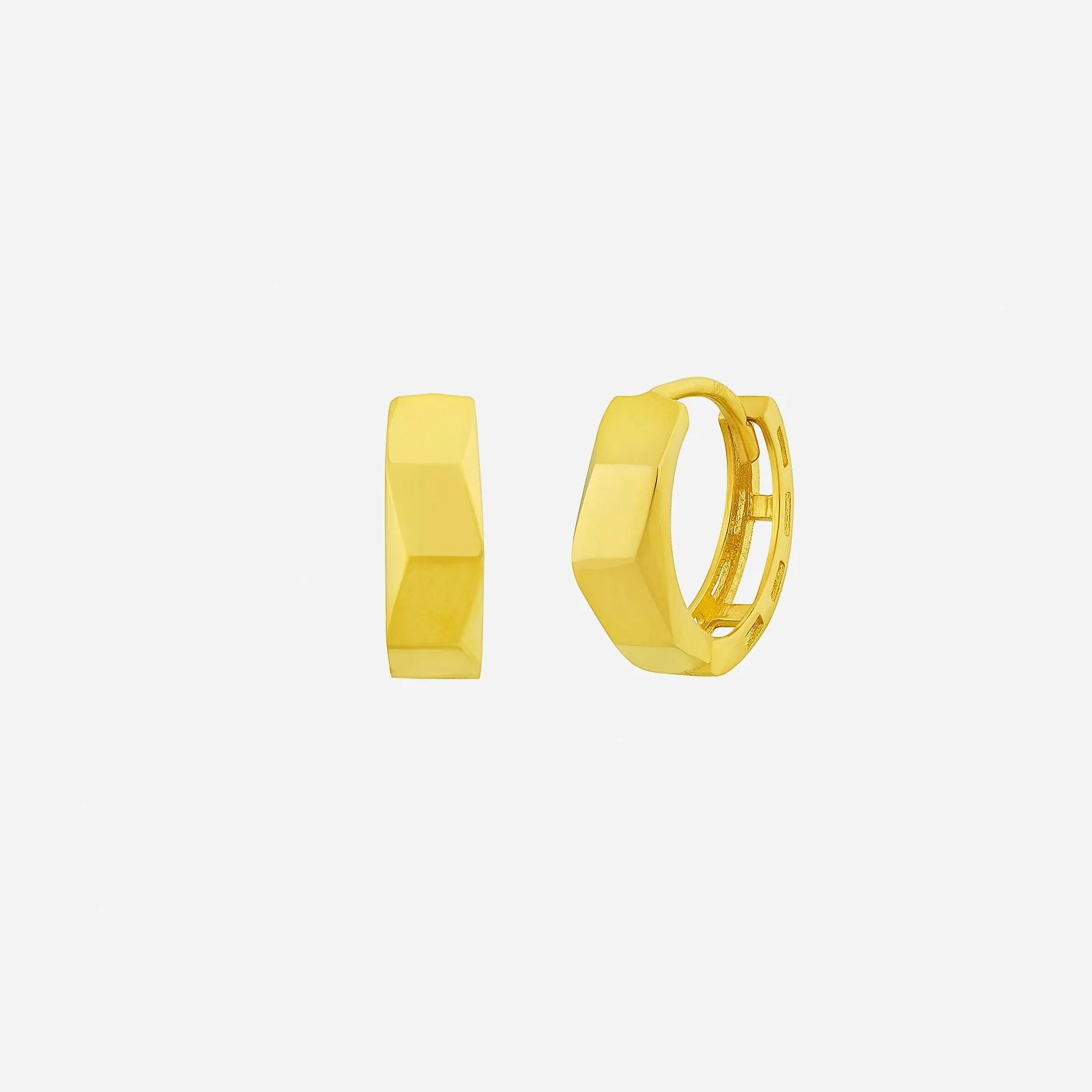 Huggie Earrings in Yellow Gold (H22KSTYLE1448A)