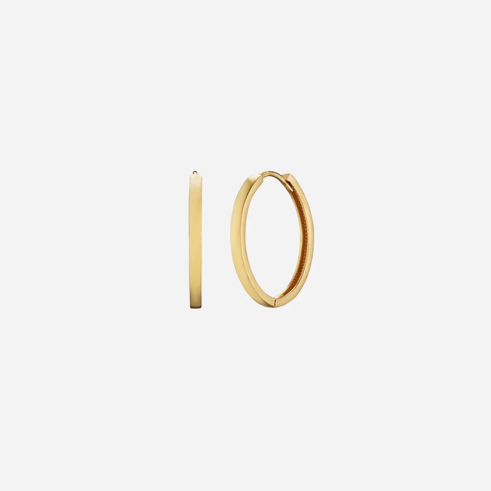Huggie Earrings in Yellow Gold (HSTYLE0565A)