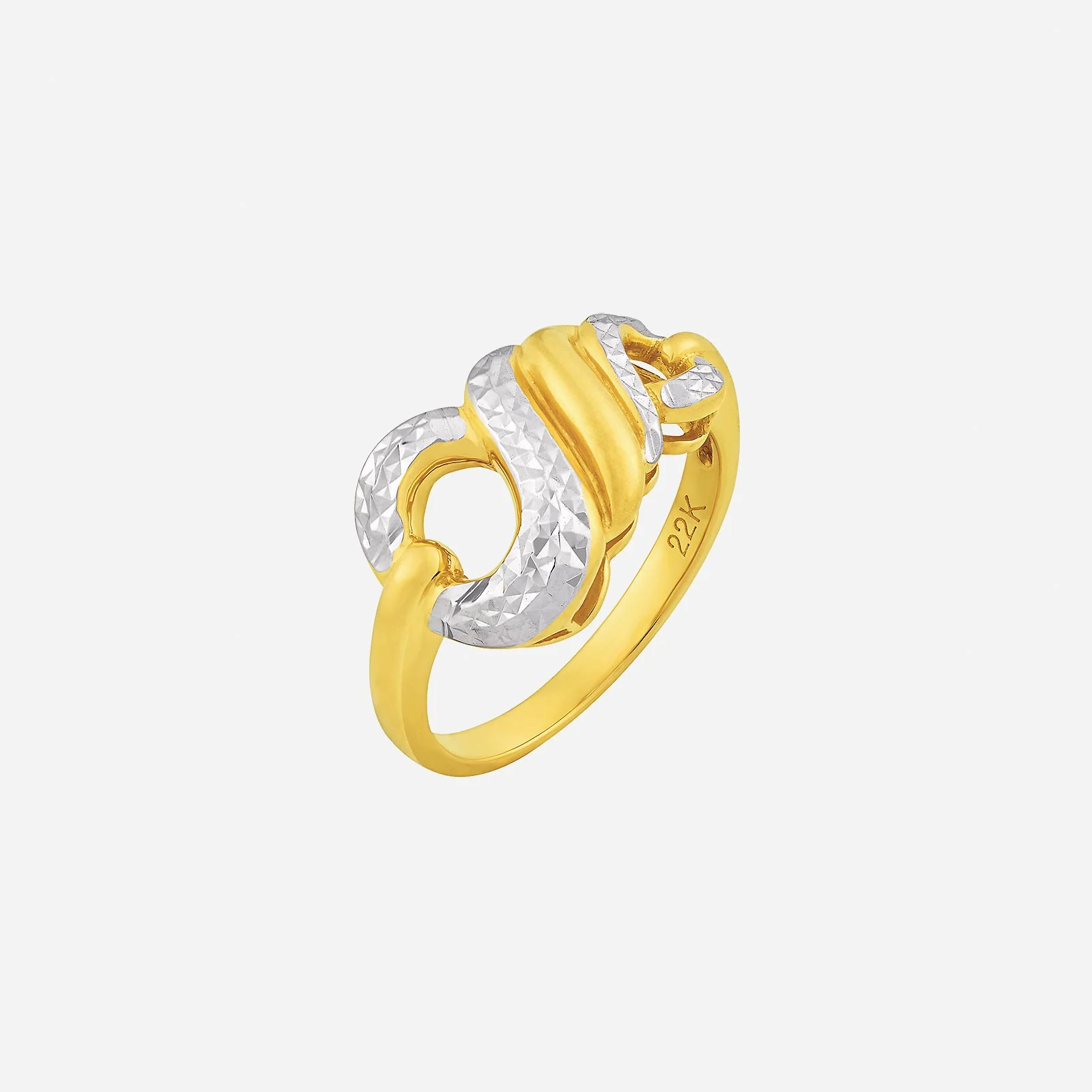 Infinite Love Ring in Yellow White Gold	 (A22KGROUP143V0882A)