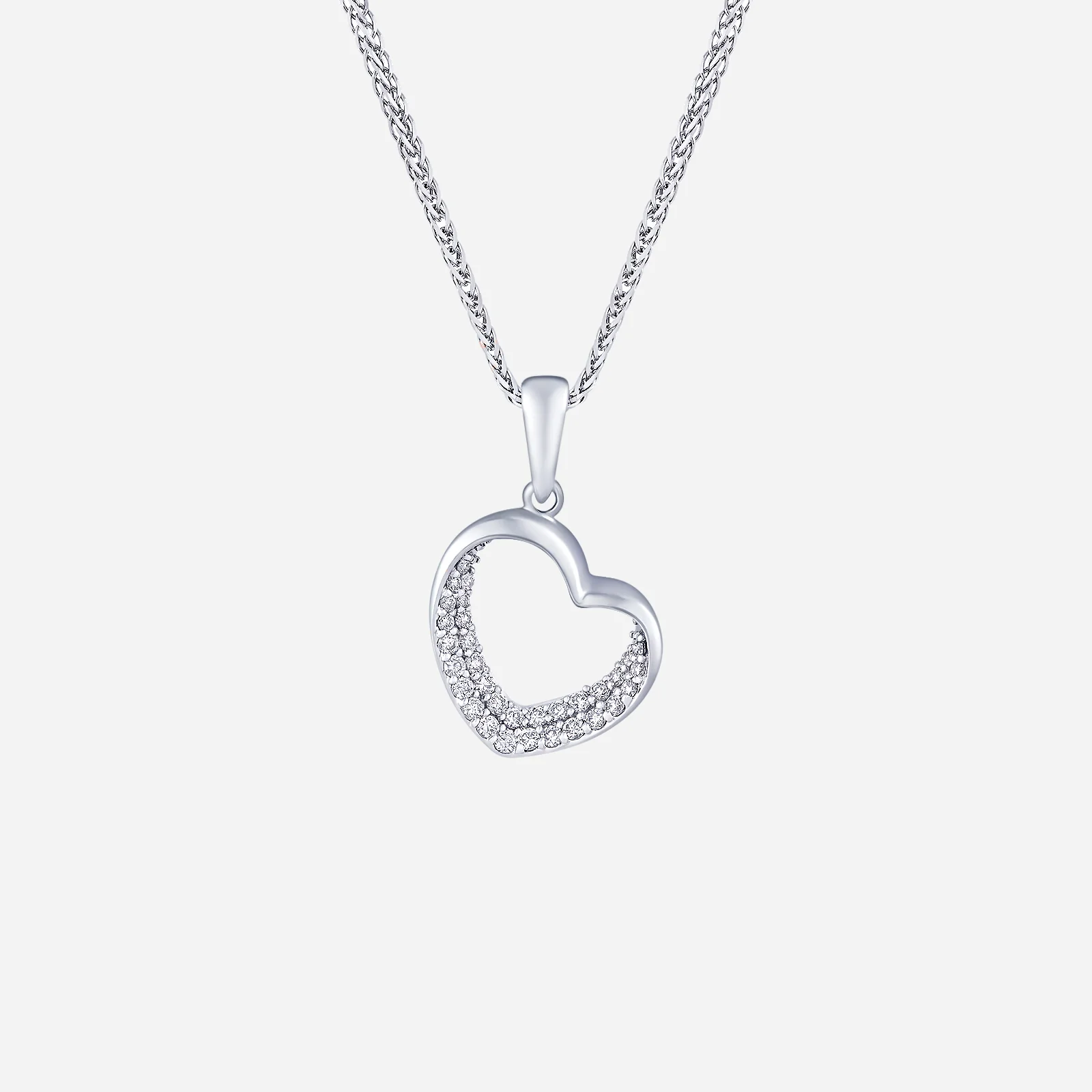 Infinite Romance Diamond Pendant in White Gold (GDIASTYLE1827A)