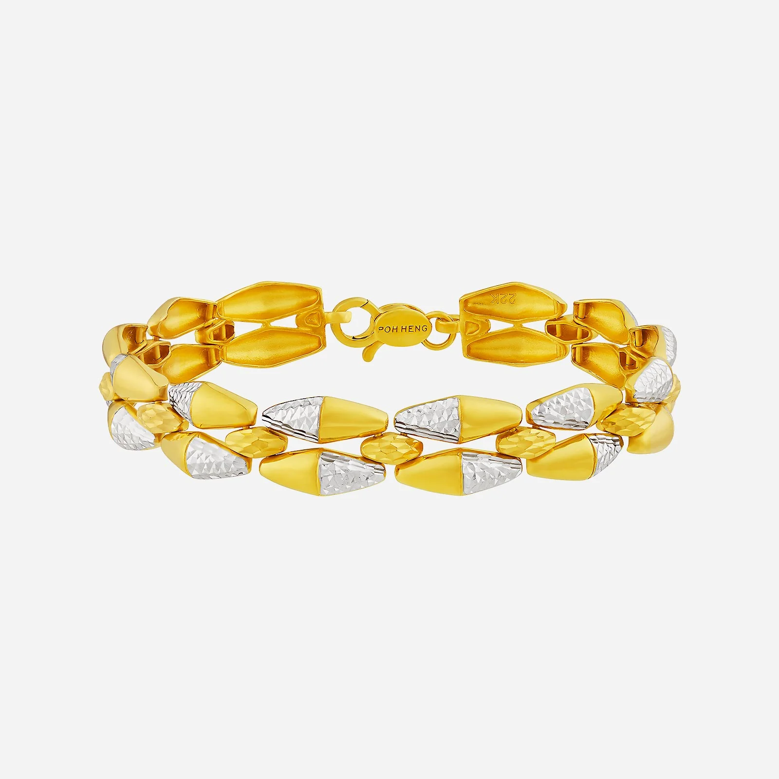 Lambent Bracelet in Yellow White Gold (E22KGROUP231V0601A)