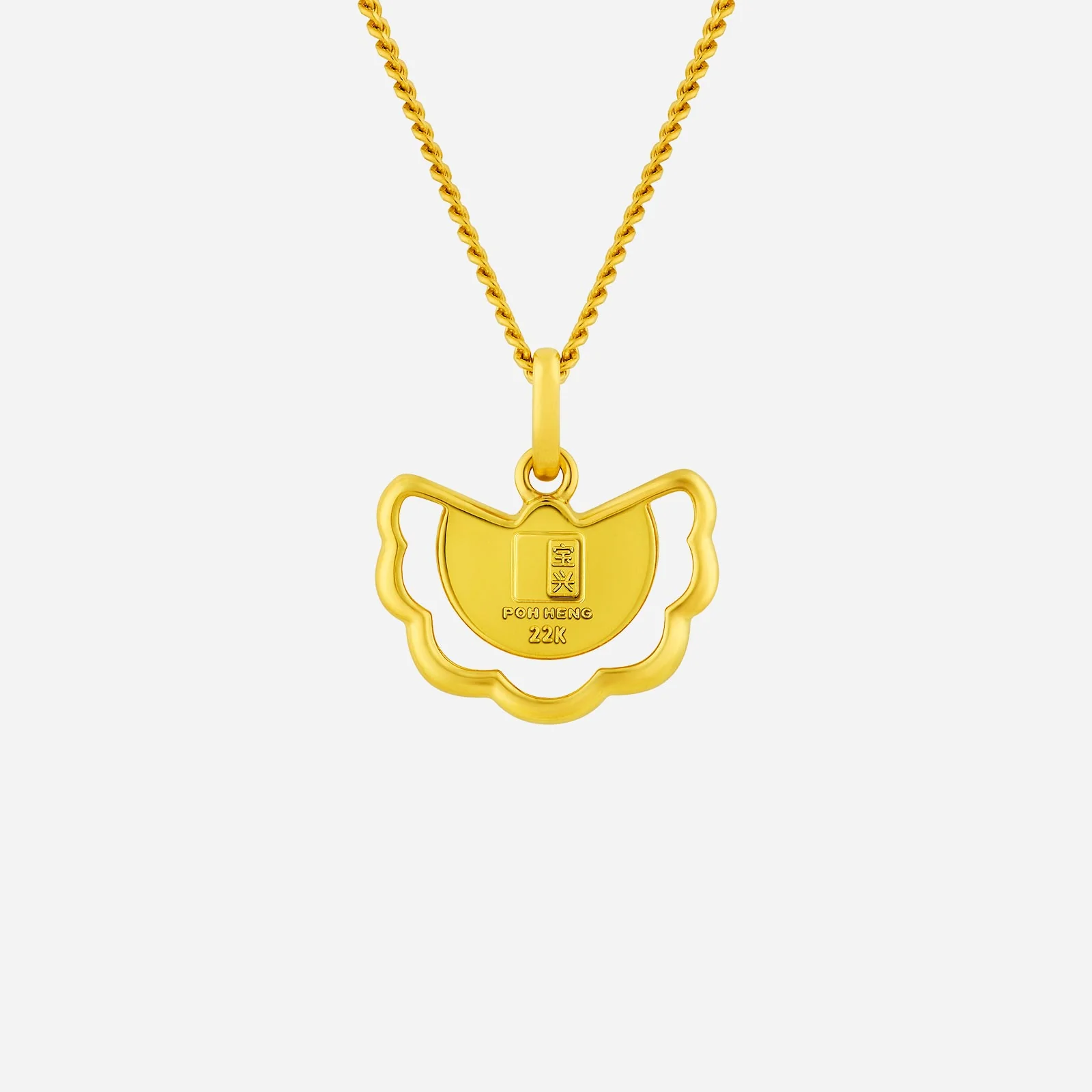 Legacy Fan Pendant in Yellow Gold (G22KLEGACYFAN1522A) - Image 2
