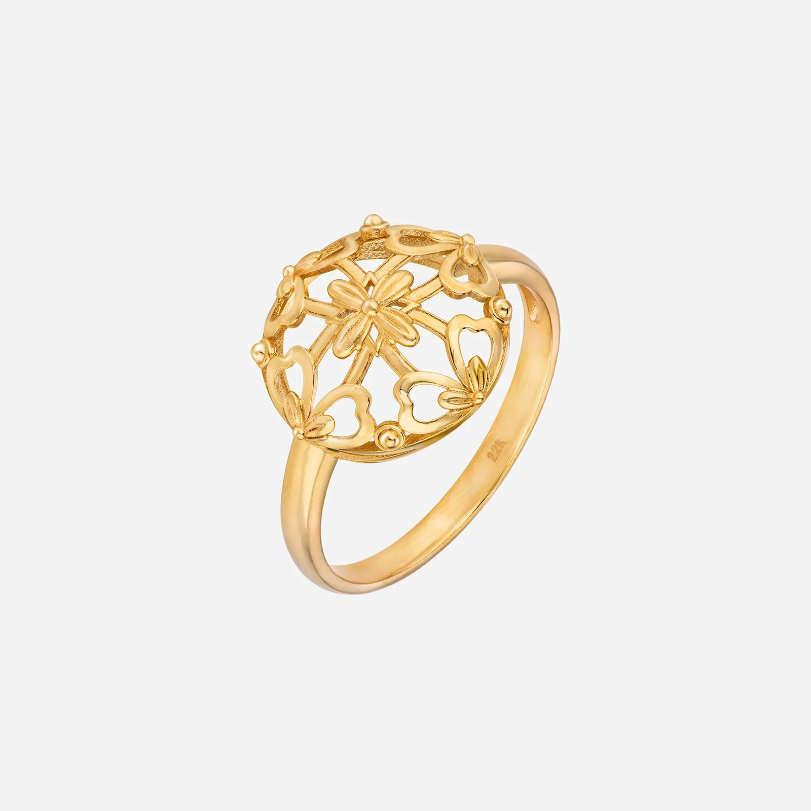 Legacy Peony Ring in Yellow Gold (A22KLEGACY291V1882A)