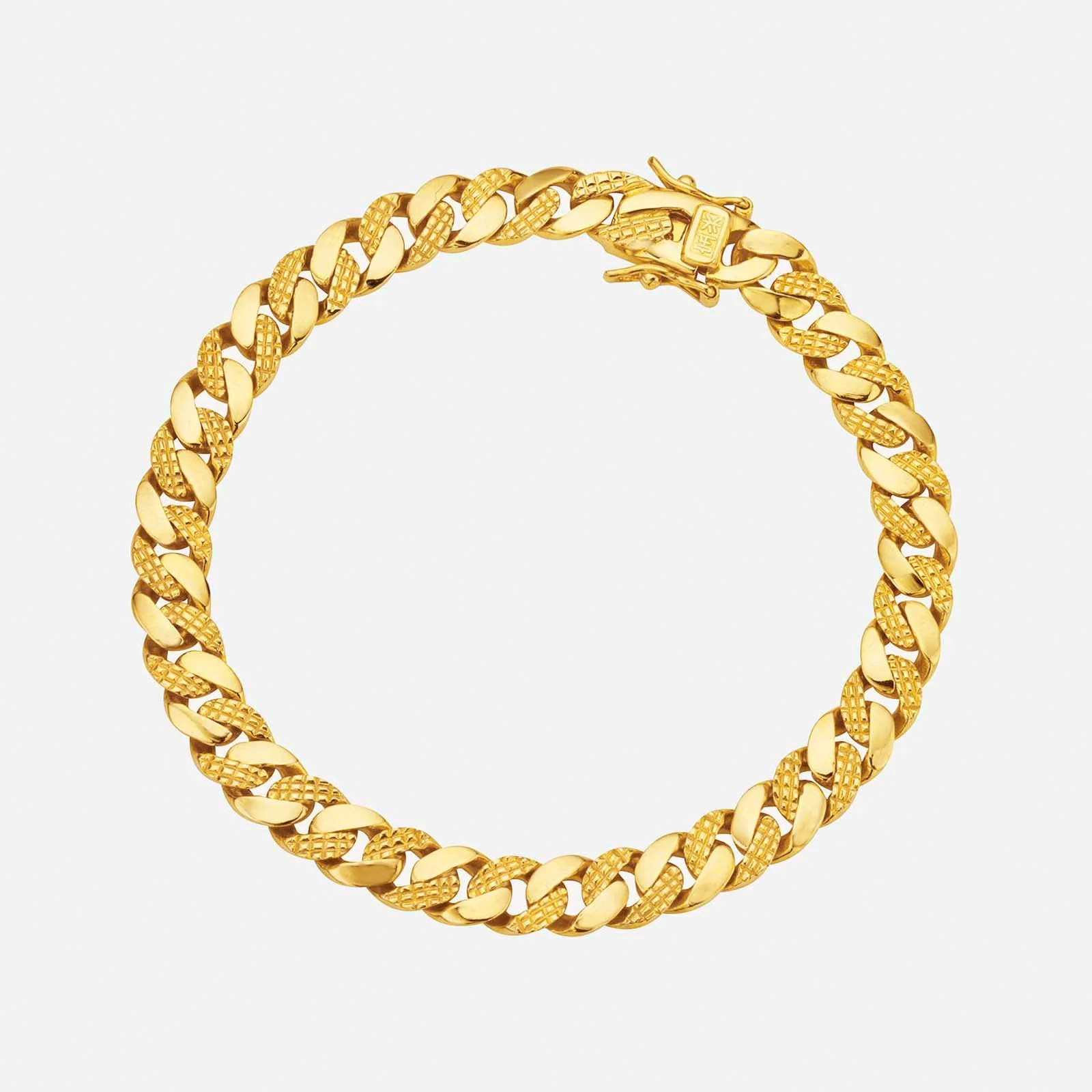 Link Bracelet in Yellow Gold (ESTYLES090P0007A)