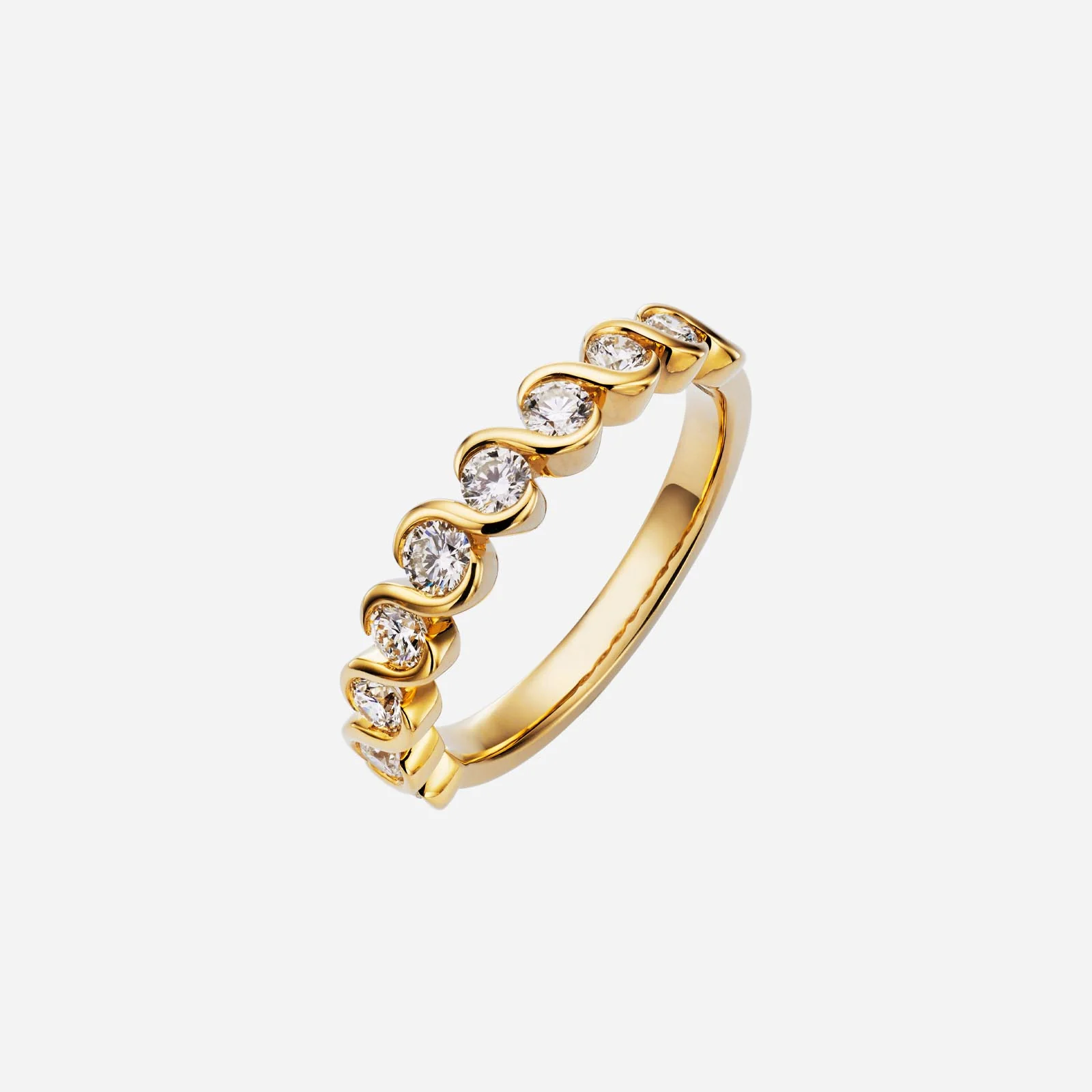 Love Journey Diamond Ring in Yellow Gold (ALOVEJOURNEY0320A)
