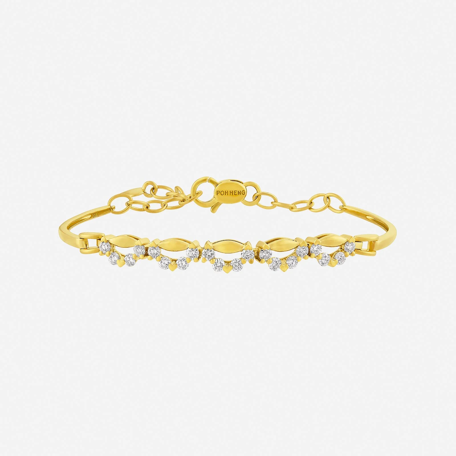 Lumière Bloom Diamond Bracelet in Yellow Gold (EDIAGROUP256V0662A)