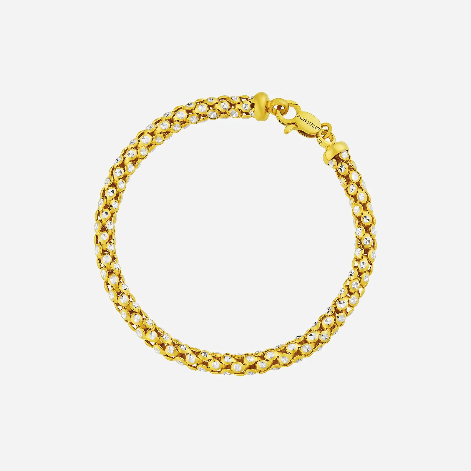 Lumiere Bracelet in Yellow White Gold (E22KSTYLE0597A)
