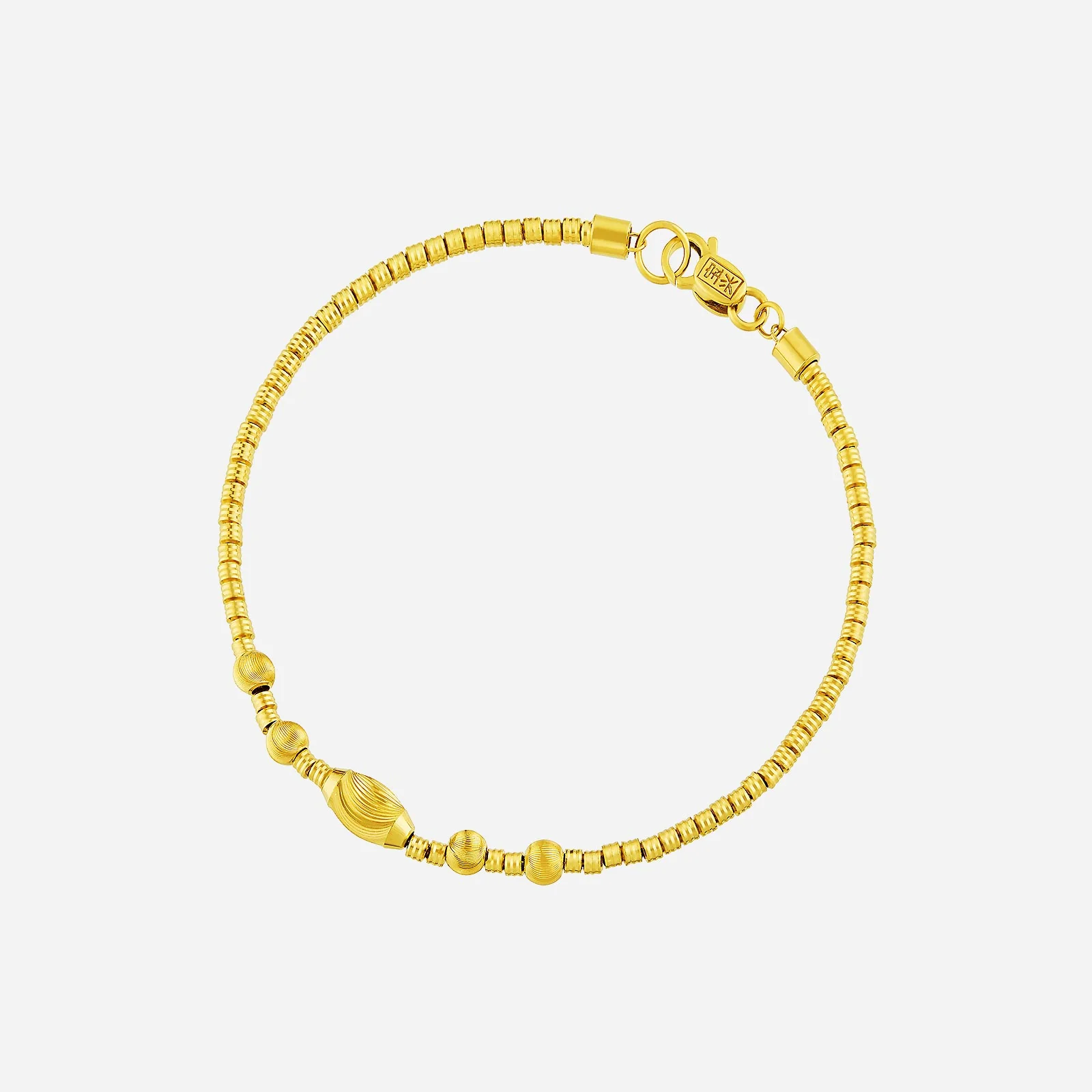Luxe Beaded Bracelet in Yellow Gold (E22KSTYLE0668A)