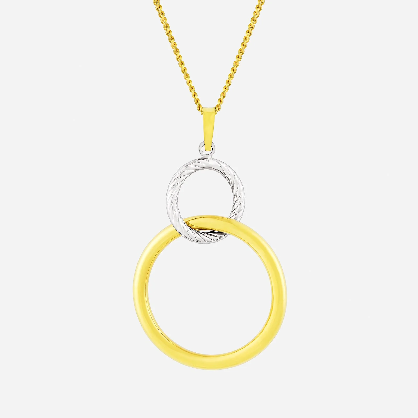 Moonlit Circle in Yellow White Gold (G22KSTYLE1775A)