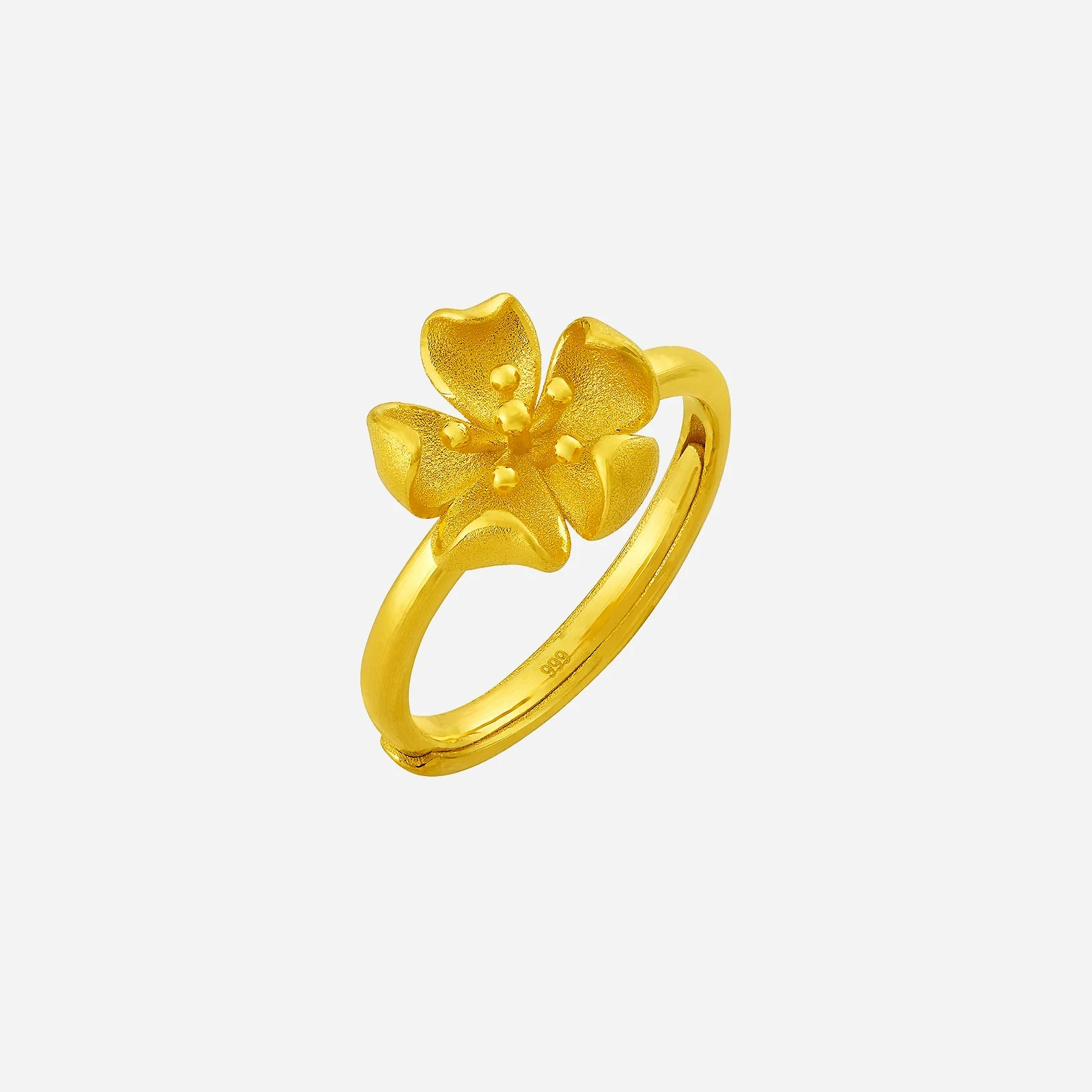 Nemophila Ring in Yellow Gold (A999GROUP140V0880A)