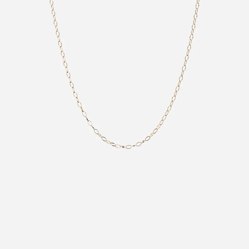 ORO22 Oval Link Chain in Yellow Gold (FORO22023H0002A)