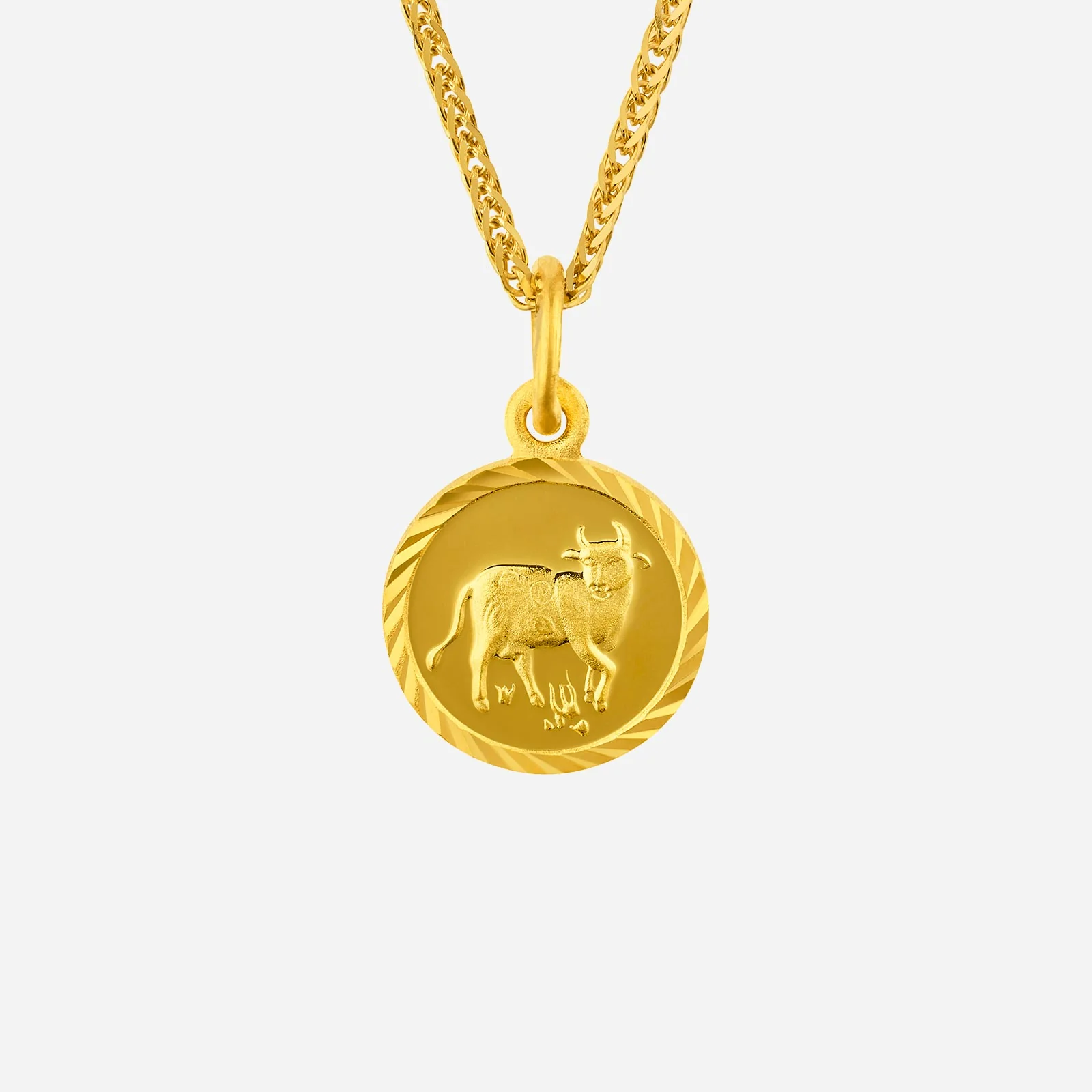 Ox Pendant in Yellow Gold (G999ZODIAC176021314A)