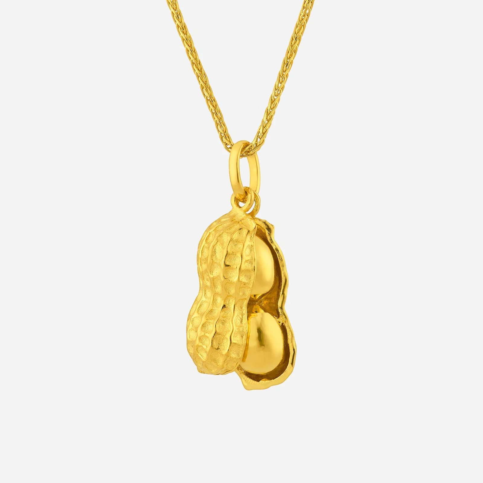 Peanut Pendant in Yellow Gold (G999STYLE1335A)