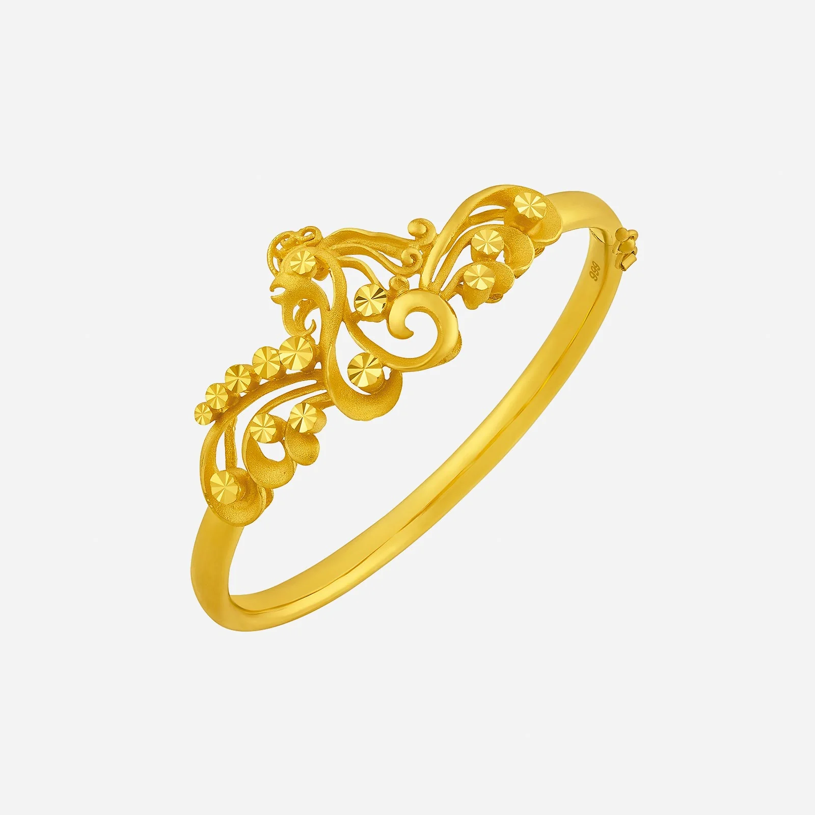 Phoenix Bangle in Yellow Gold (D999STYLE0313A)