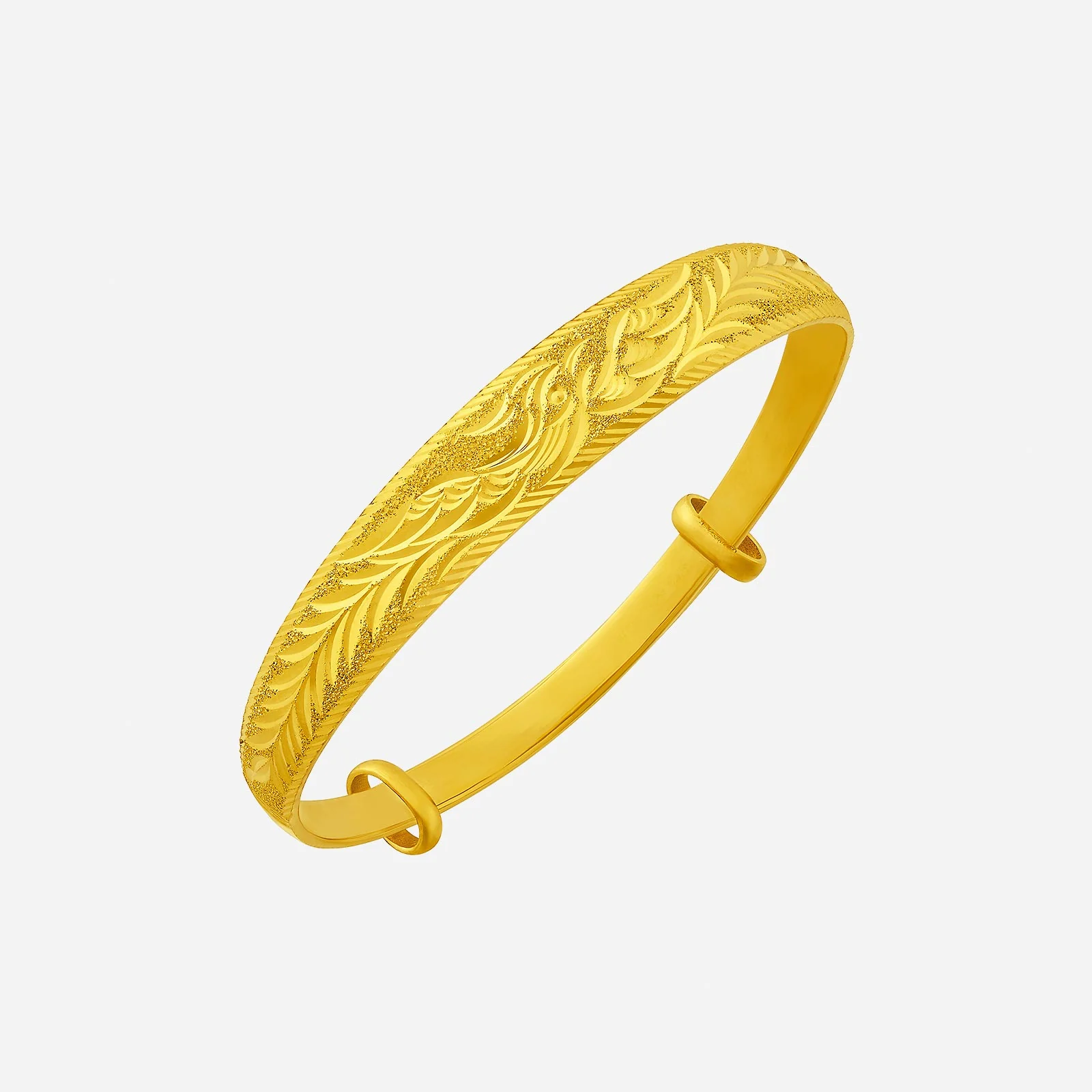 Phoenix Bangle in Yellow Gold (D999STYLE0392A)