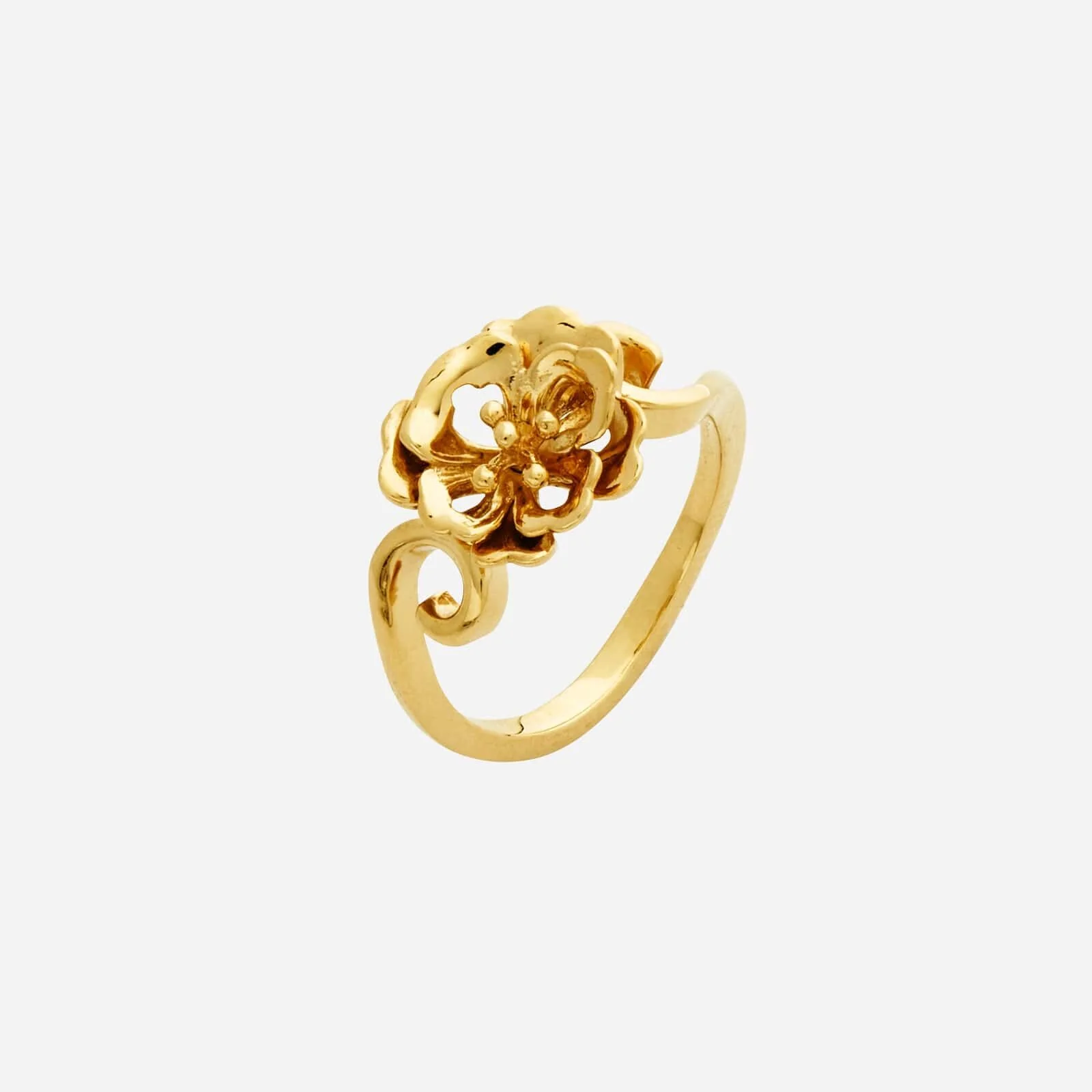 Phoenix Peony Duet Ring in Yellow Gold (A22KGROUP084V0803A)
