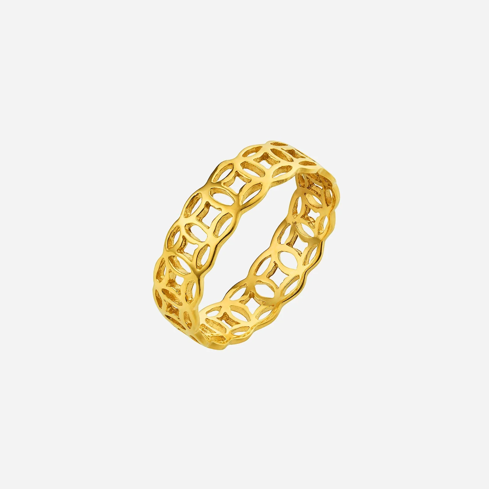 Prosperity Coin Band in Yellow Gold (CSTYLE0027A)