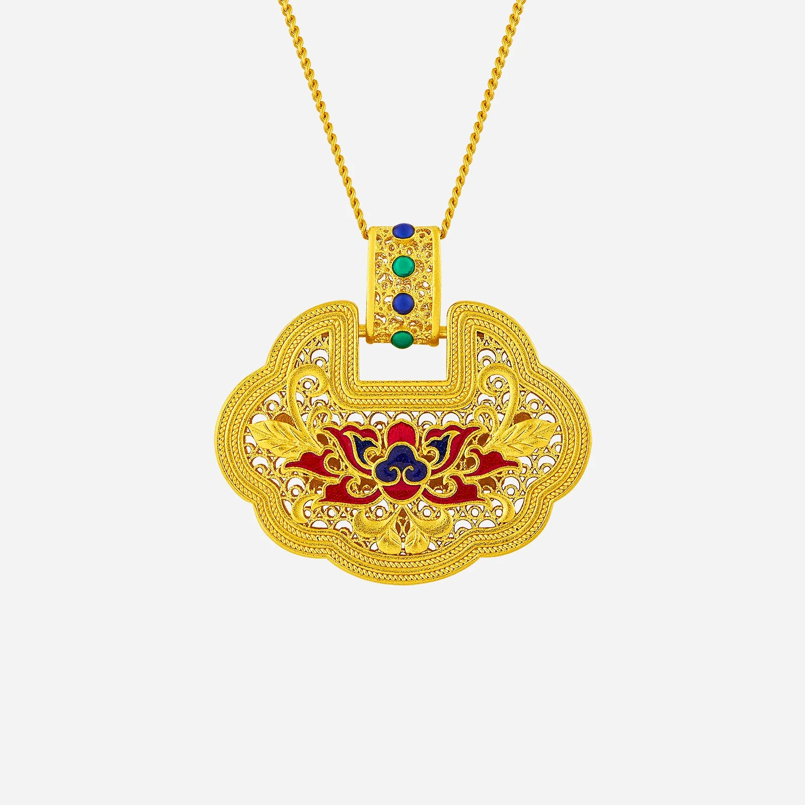 Prosperity Pendant in Yellow Gold (G999STYLE1904A)