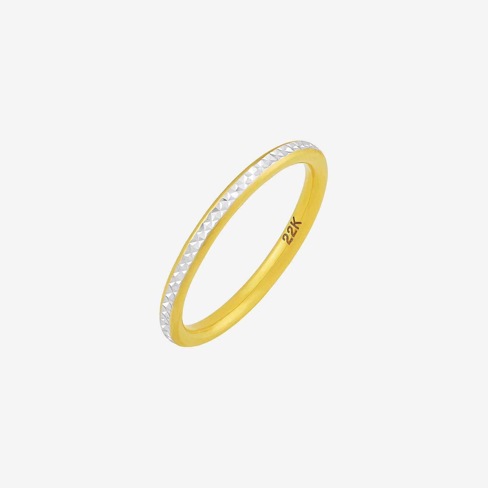 Radiant Band in Yellow White Gold (C22KSTYLE0141A)