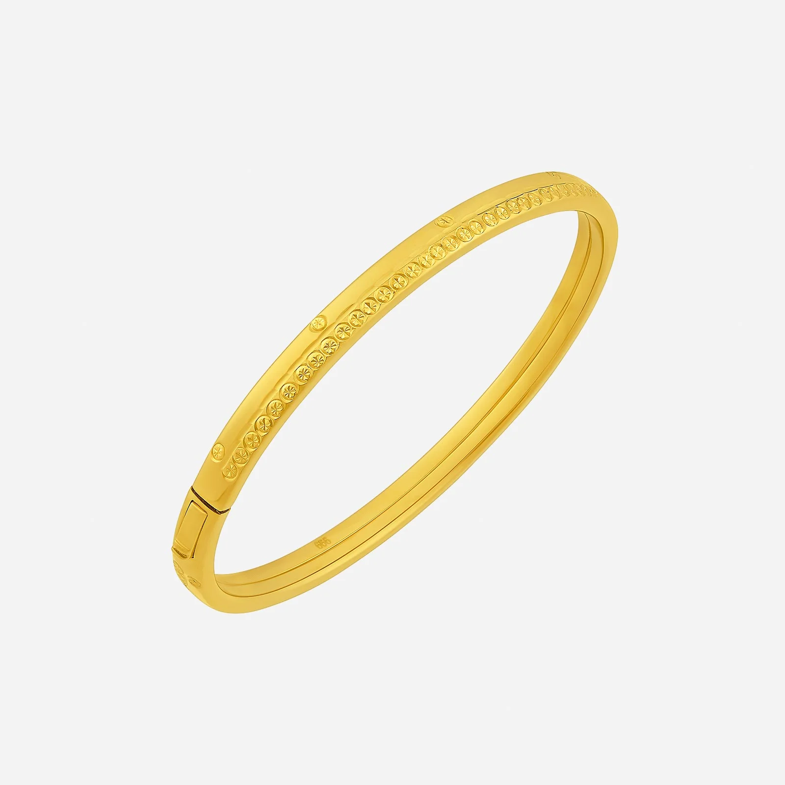 Radiant Bangle in Yellow Gold (D999STYLE0328A)