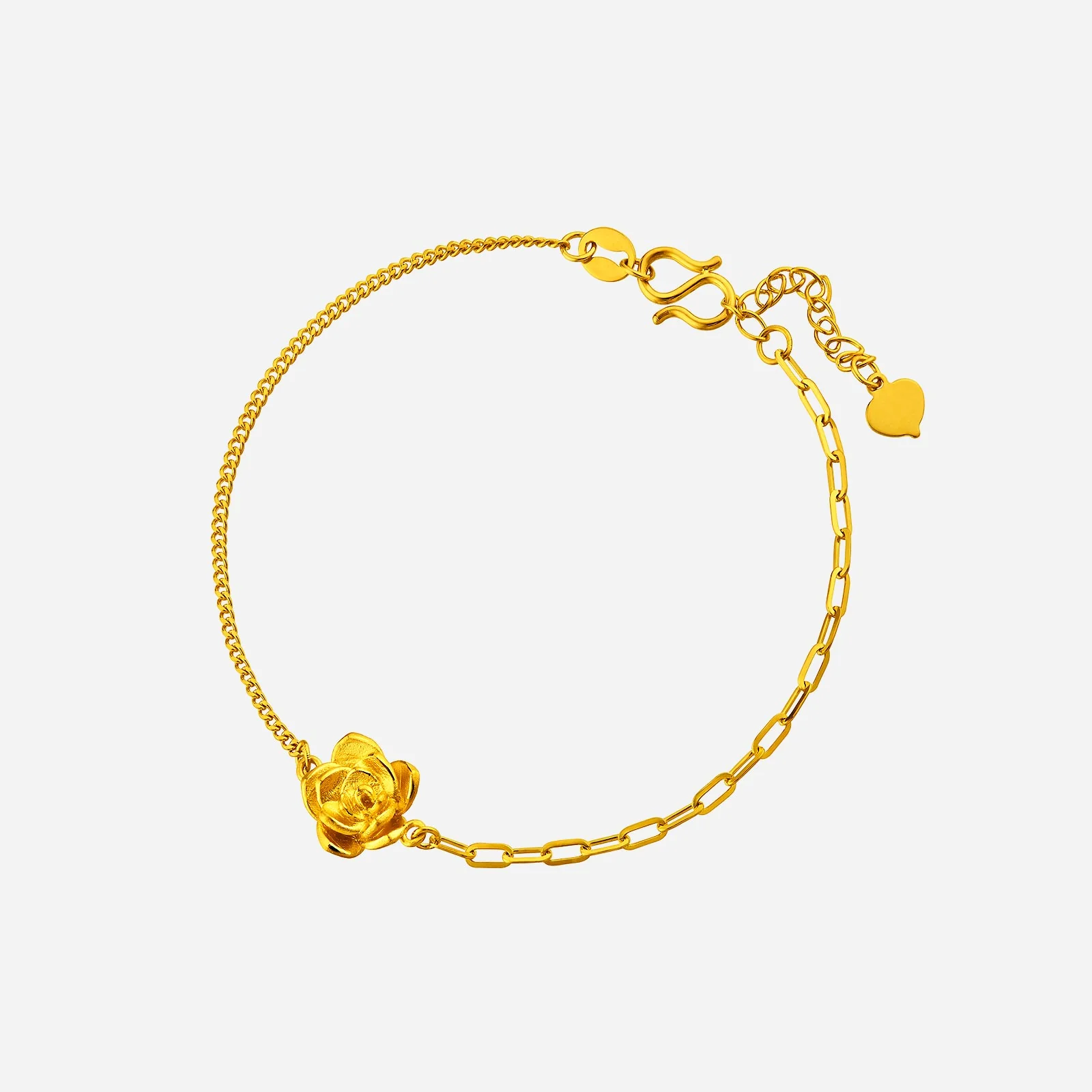 Rose Bracelet in Yellow Gold (E999GROUP135V0531A)