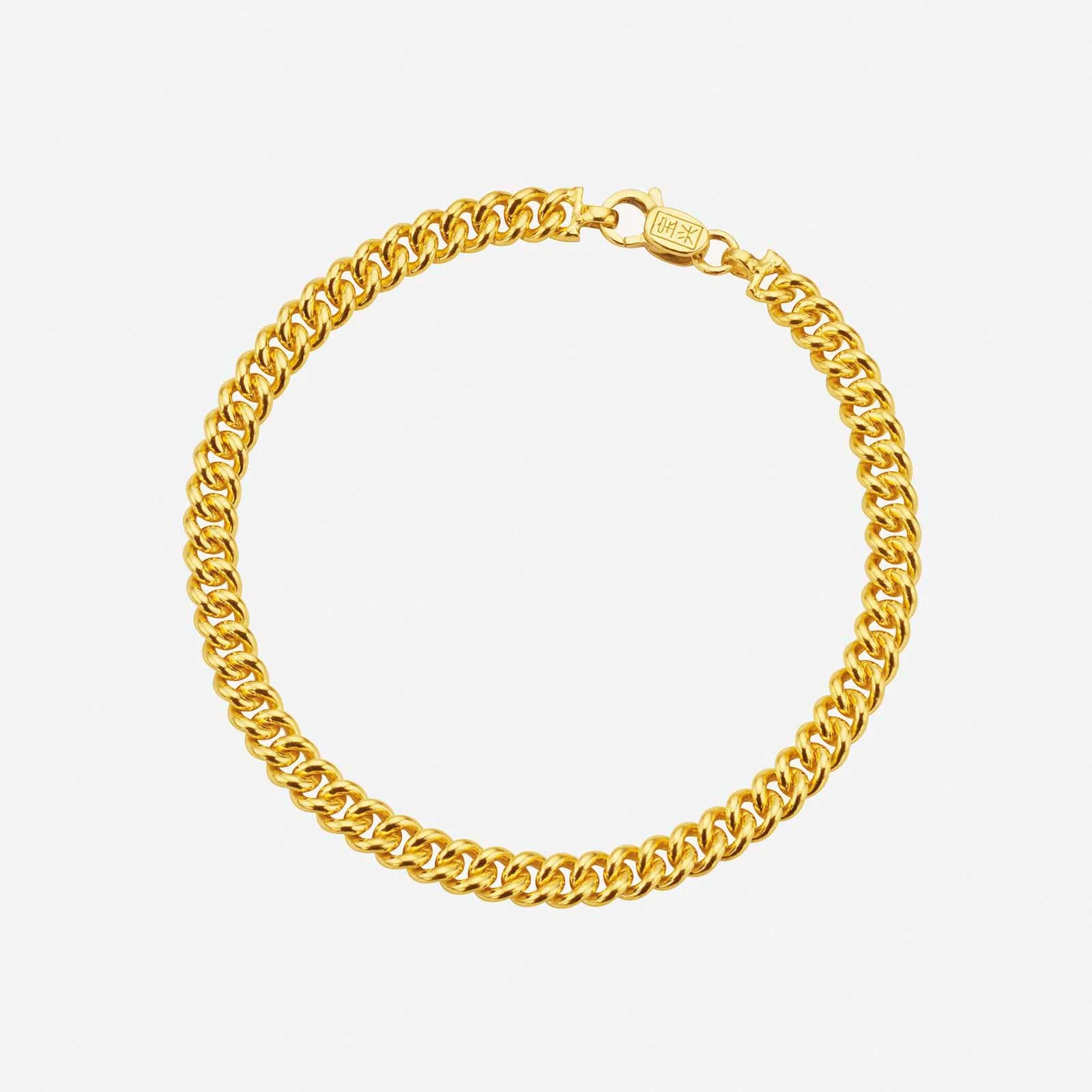 Single Link Bracelet in Yellow Gold (ESINGLELINK0400004A)