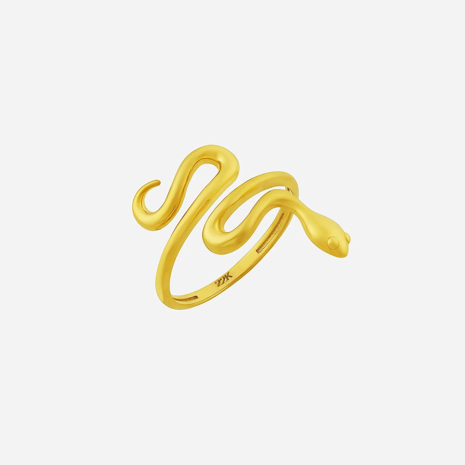 Snake Ring in Yellow Gold (A22KSTYLE0879A)