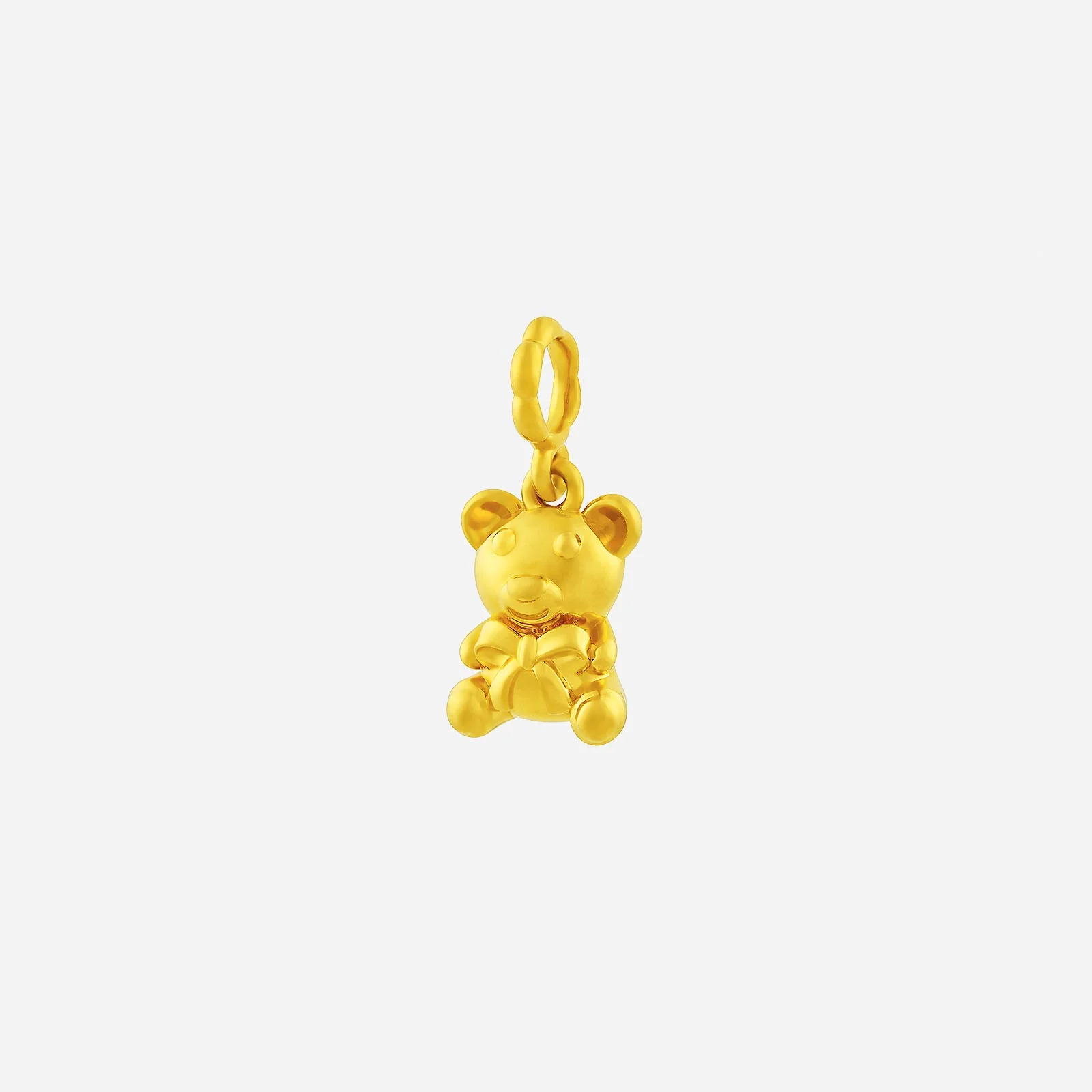 Snuggly Bear Charm in Yellow Gold (G22KSTYLE1931A)