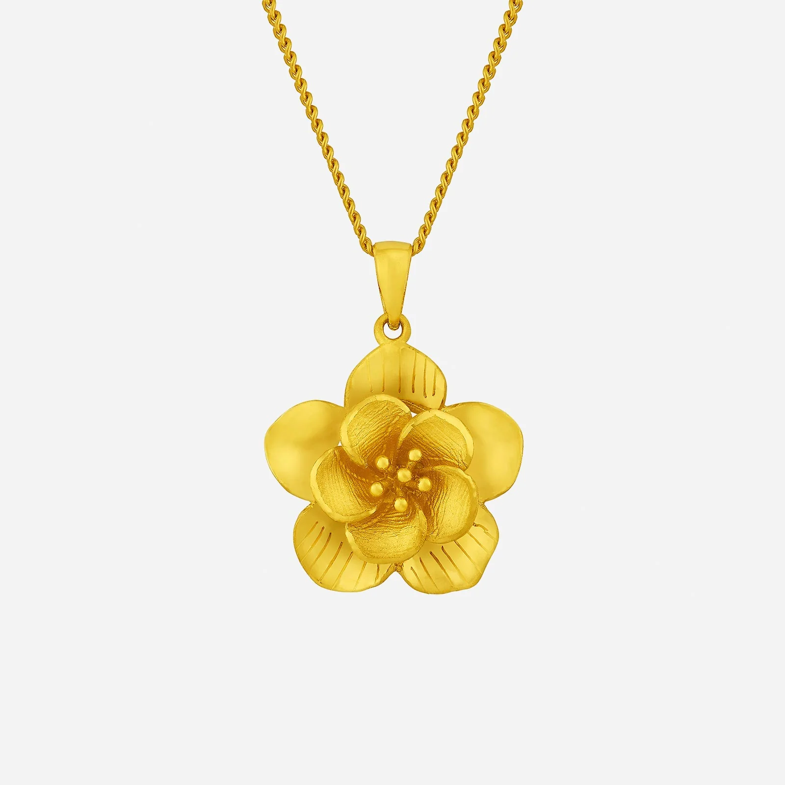 Spring Blossom Pendant in Yellow Gold (G999STYLE1622A)