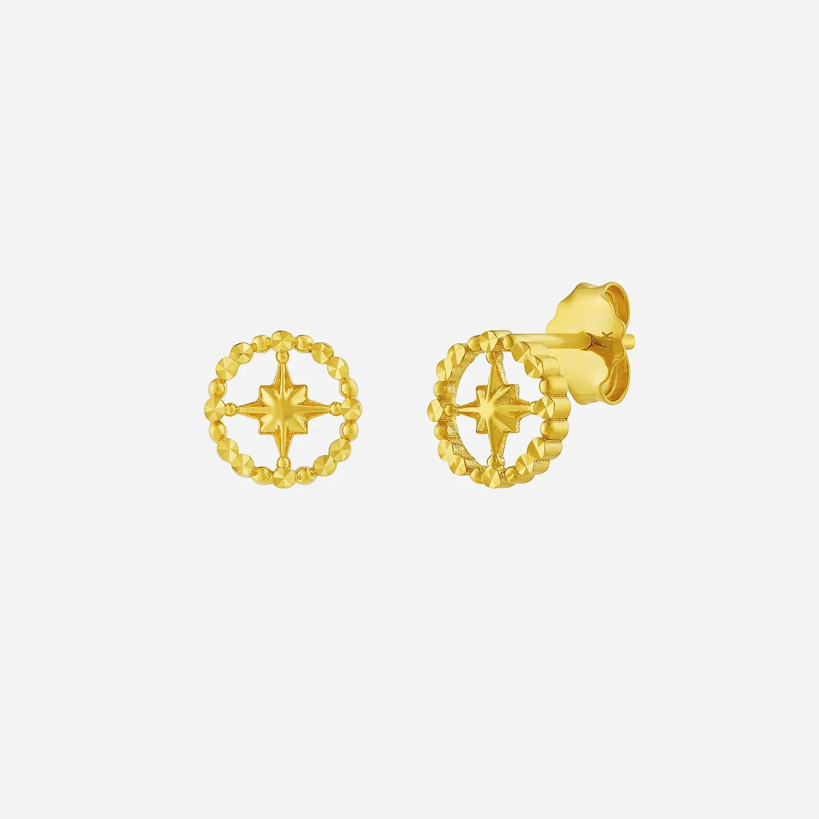 Starburst Earrings in Yellow (H22KSTYLE1401A)