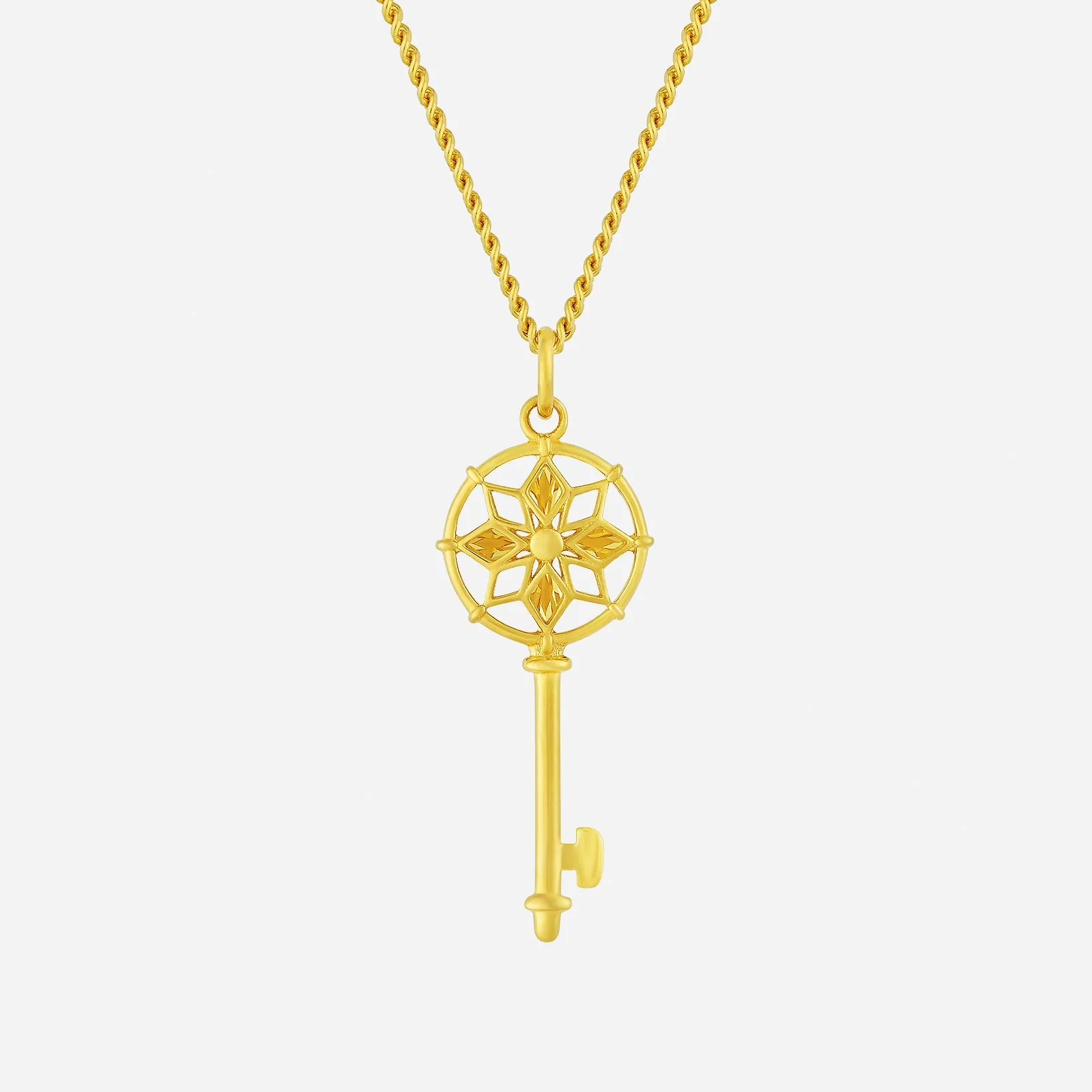 Stellar Key Pendant in Yellow Gold (G22KKEYL1596A)
