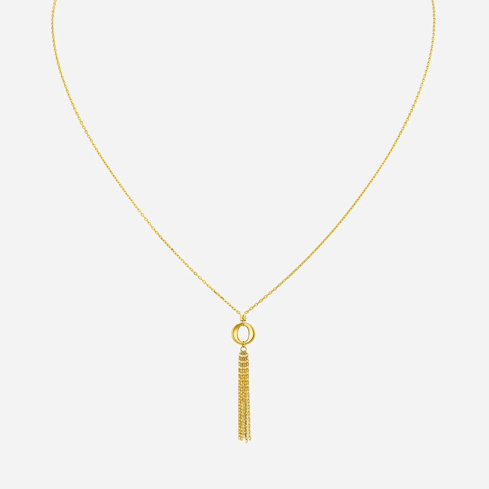 Tassel Necklace in Yellow Gold (F22KSTYLE0406A)